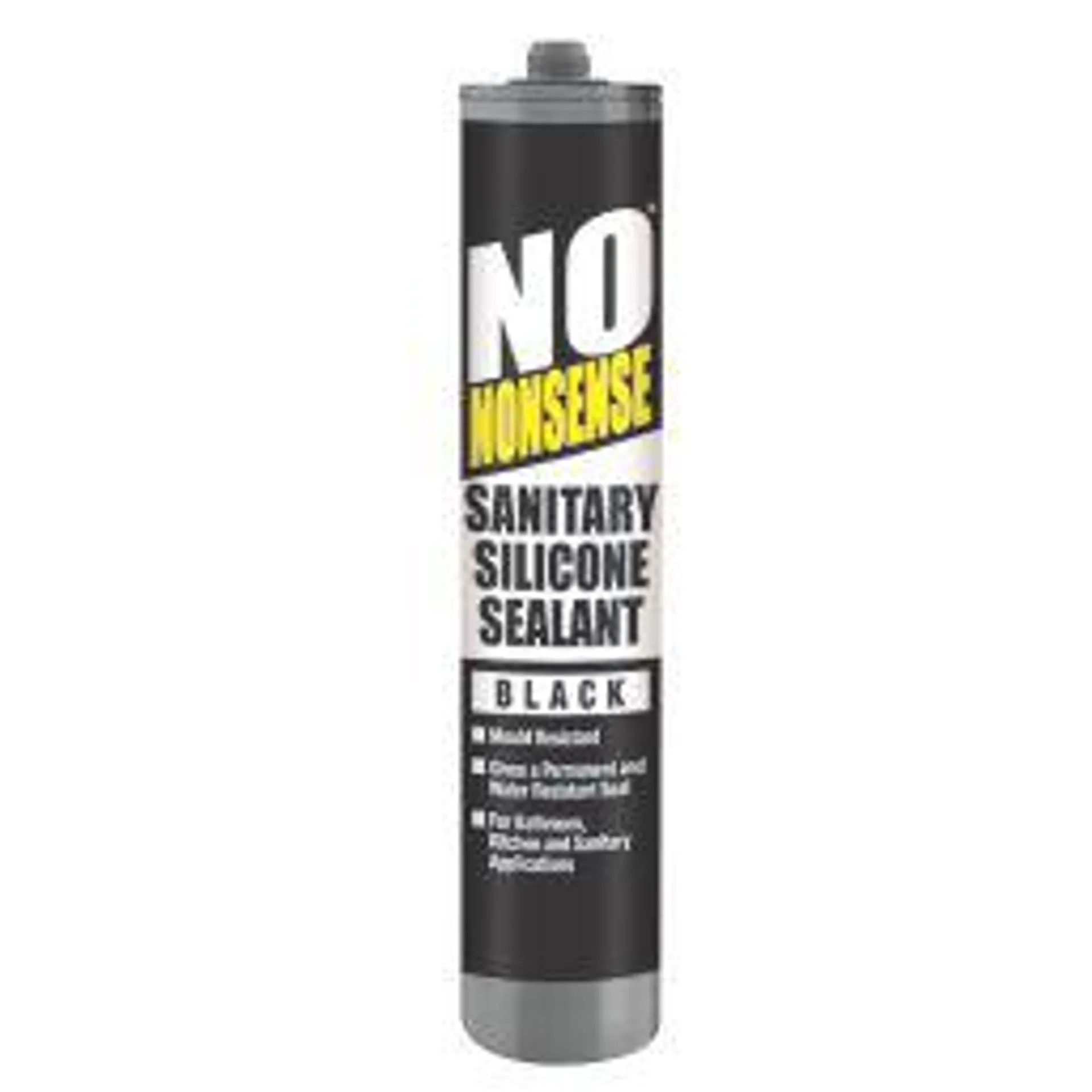 No Nonsense Sanitary Silicone Black 310ml