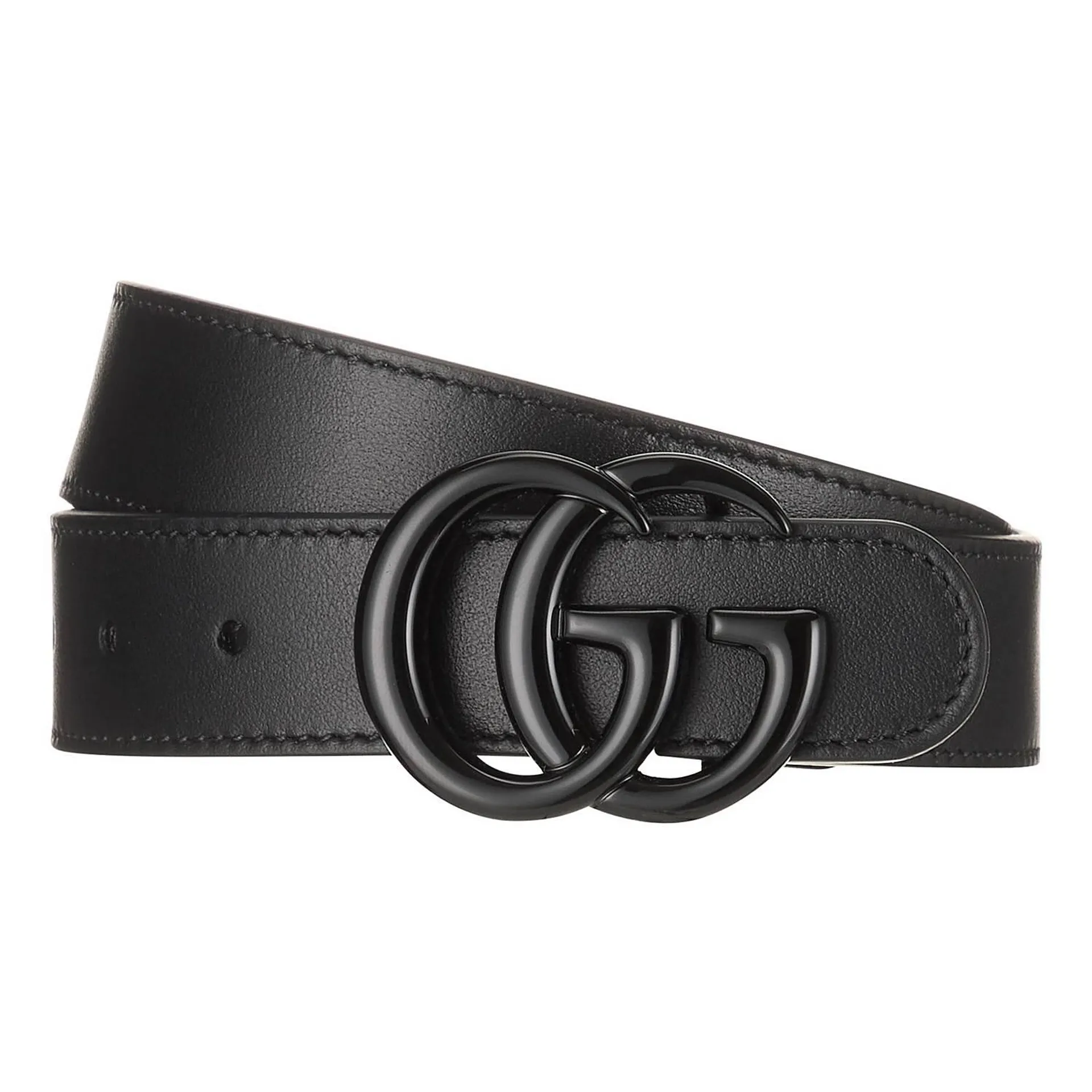 Logo Leather Belt