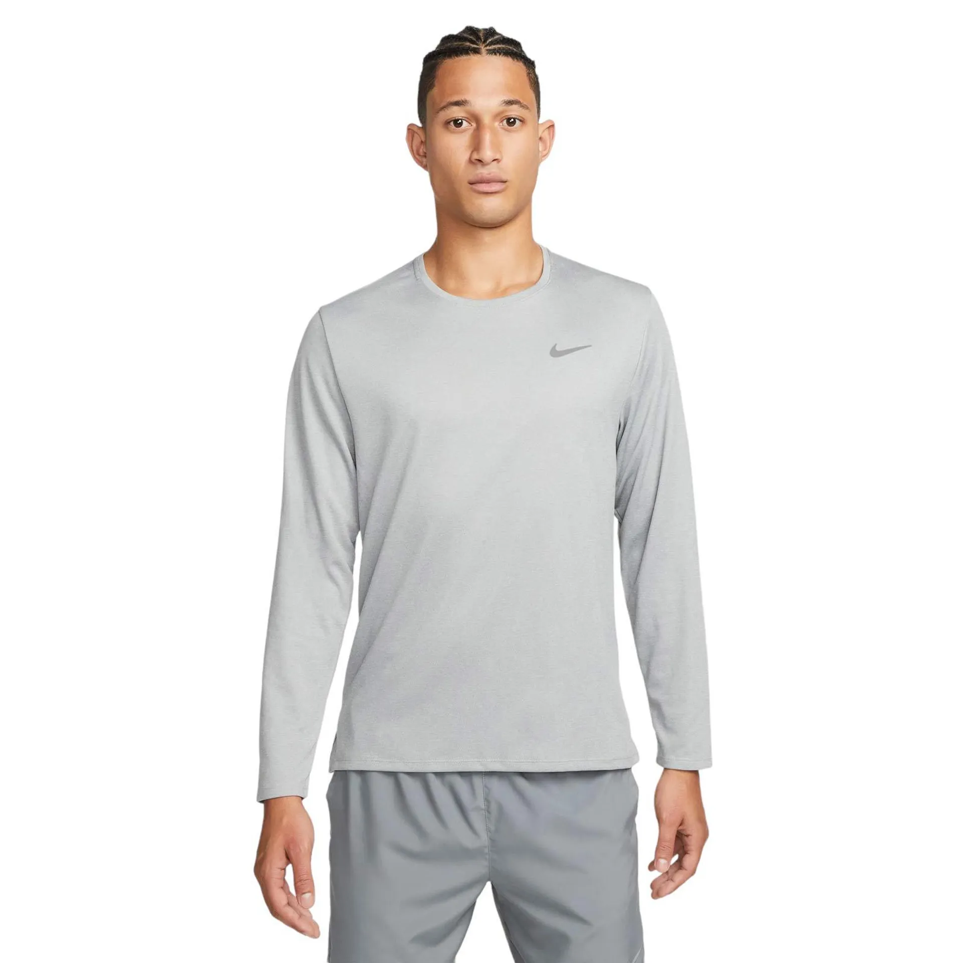 NIKE MILER DRI-FIT UV LONG-SLEEVE RUNNING TOP