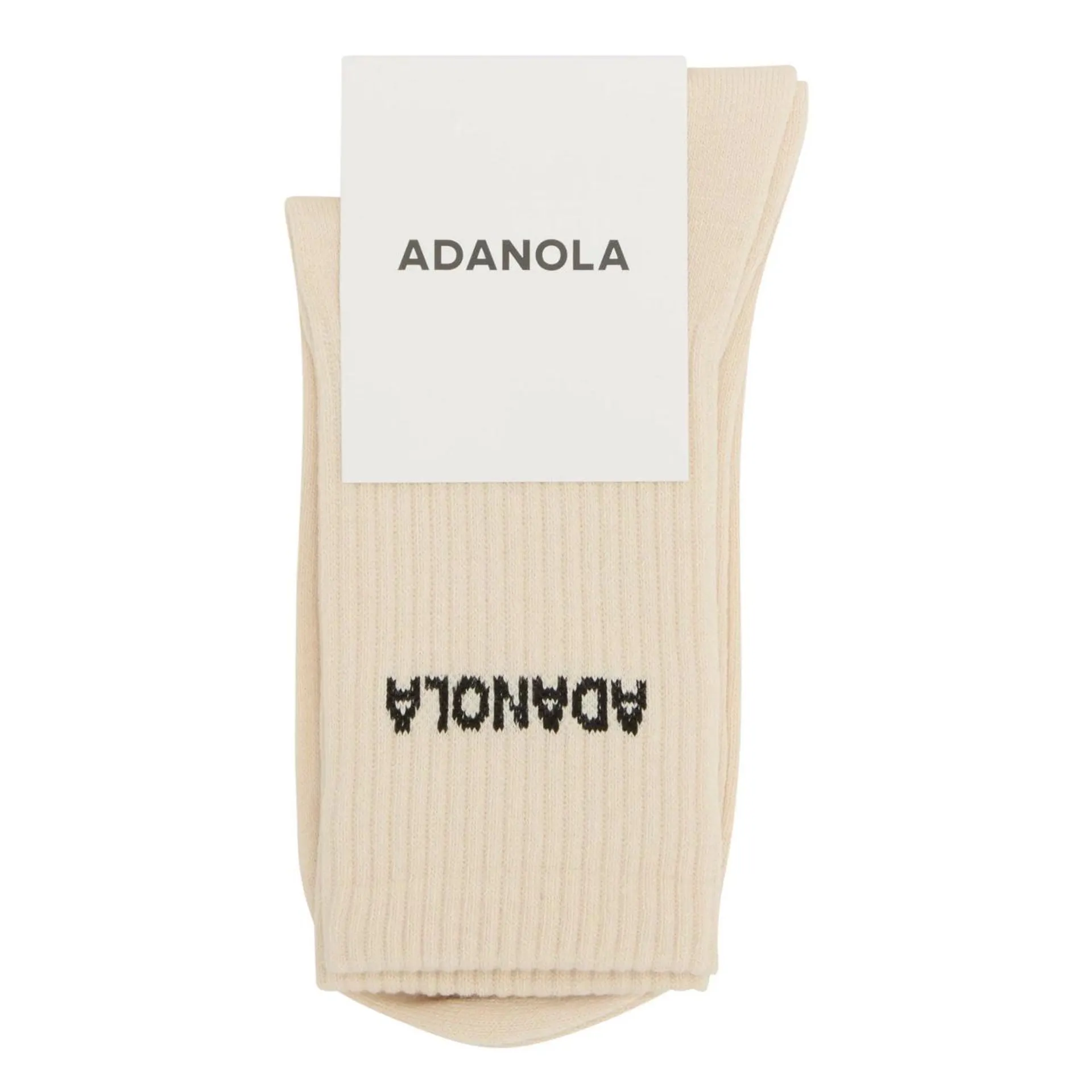 ADANOLA Bold Logo Socks