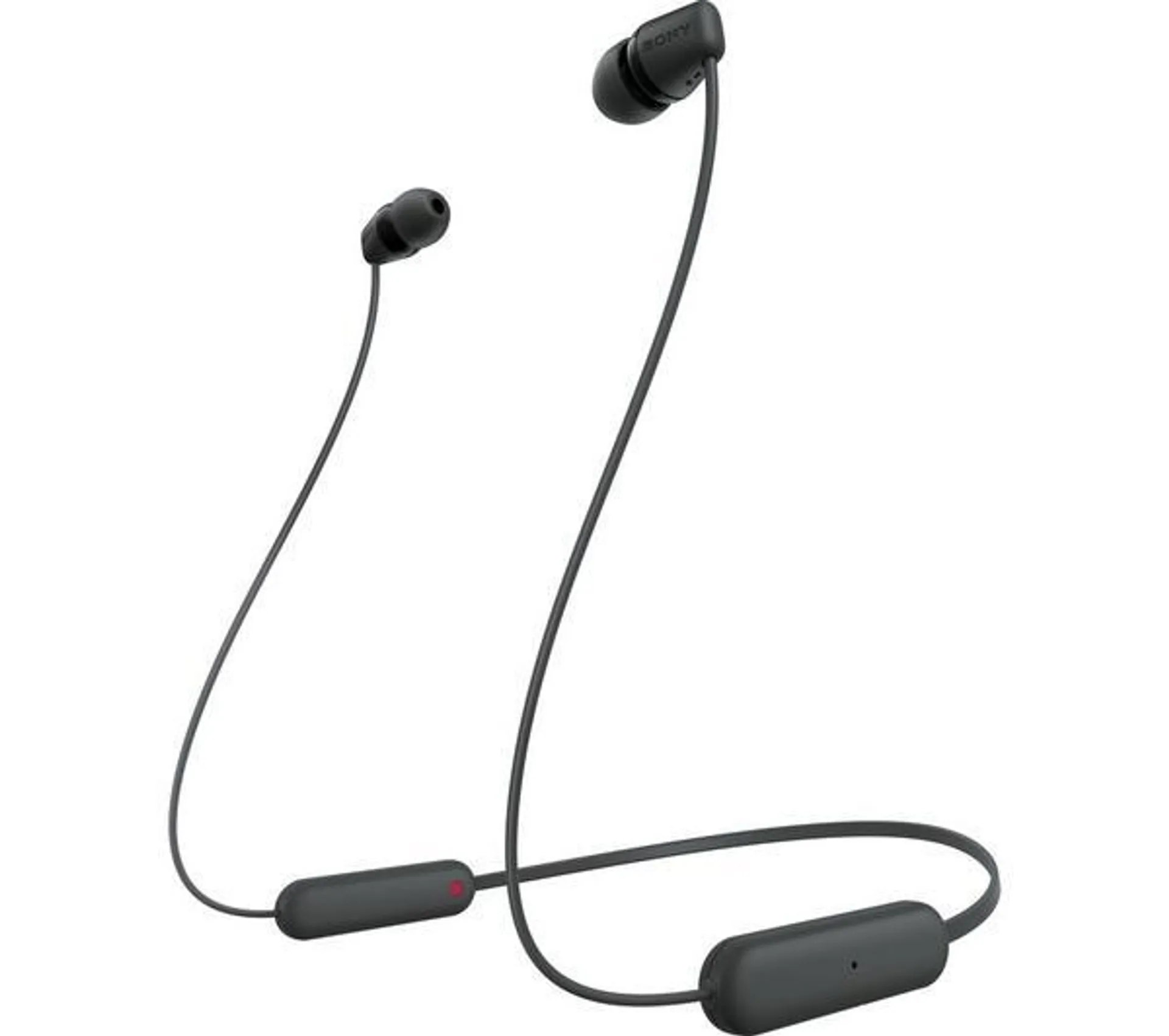 SONY WI-C100 Wireless Bluetooth Earphones - Black