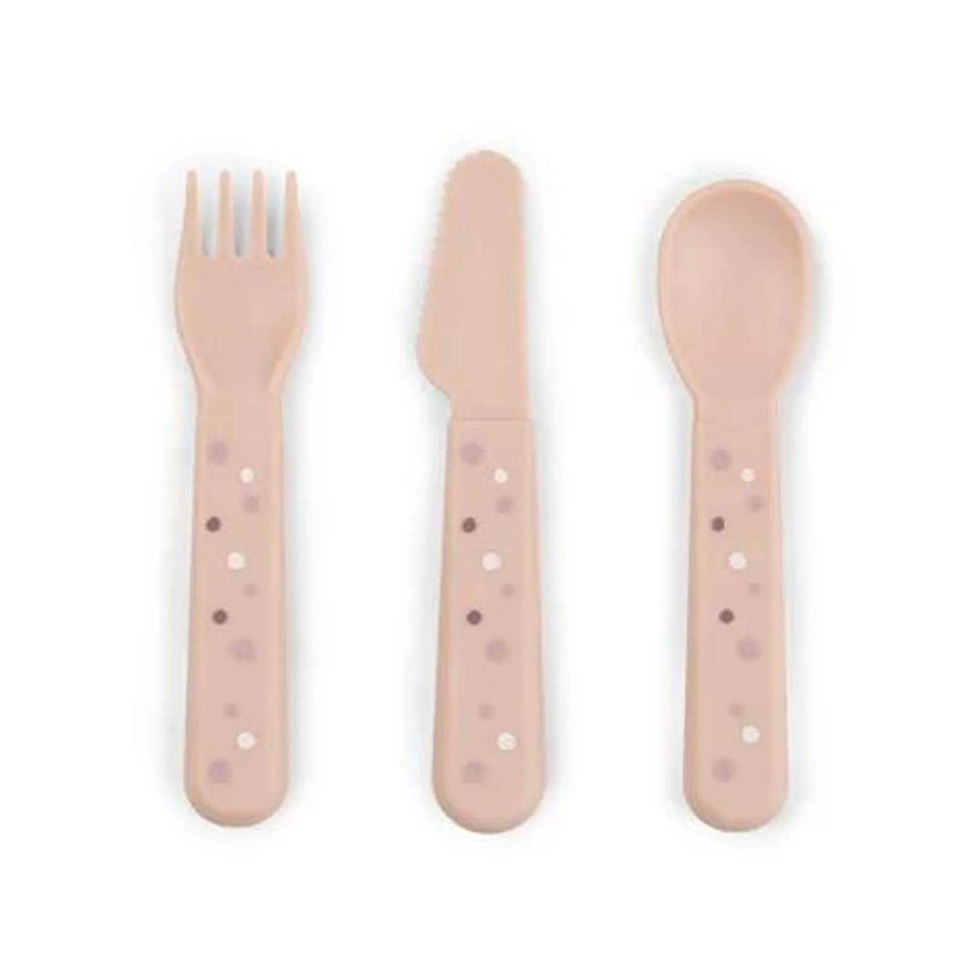 Happy Spots Foodies Three-Piece Cutlery Set