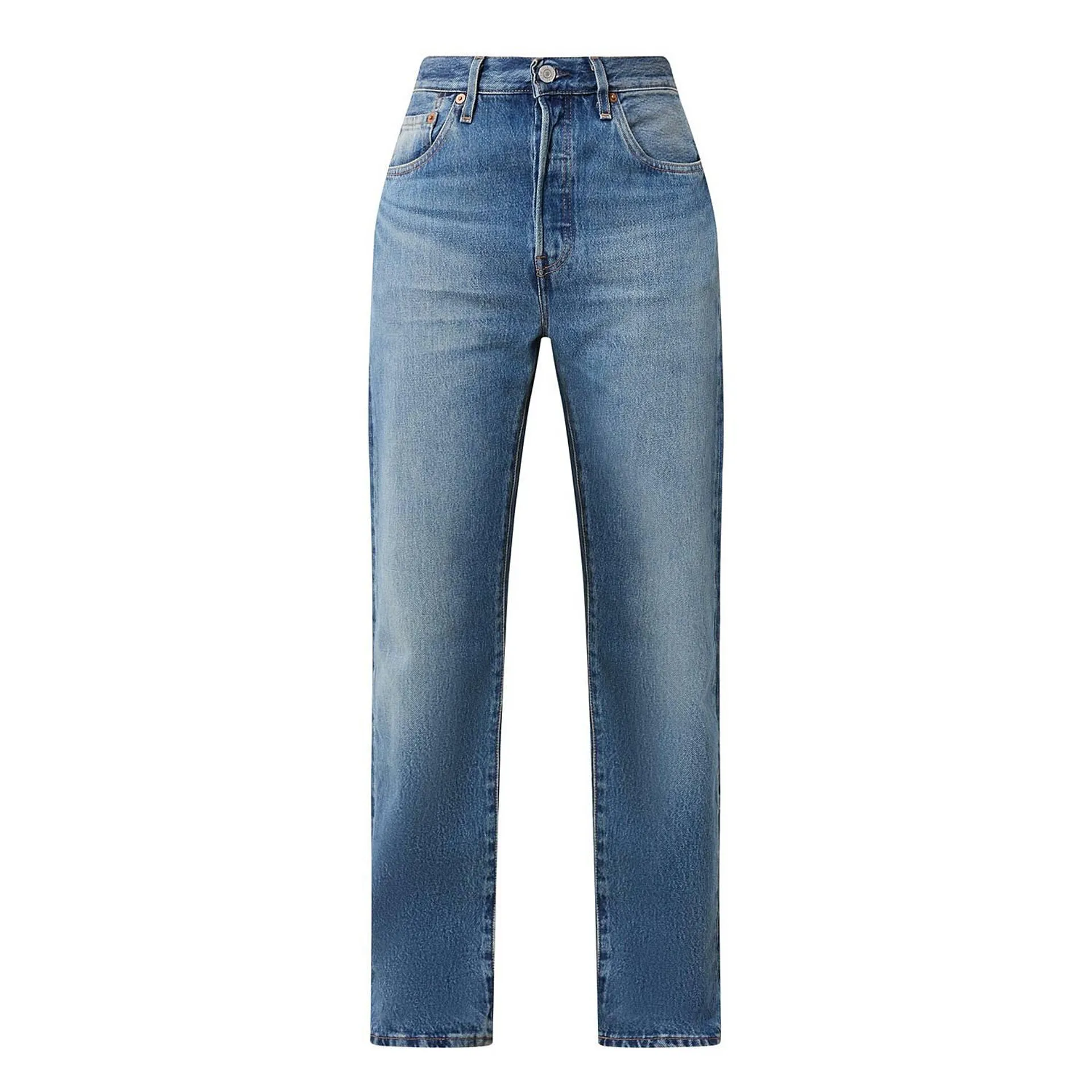 501® Original Mid-Rise Straight Leg Jeans