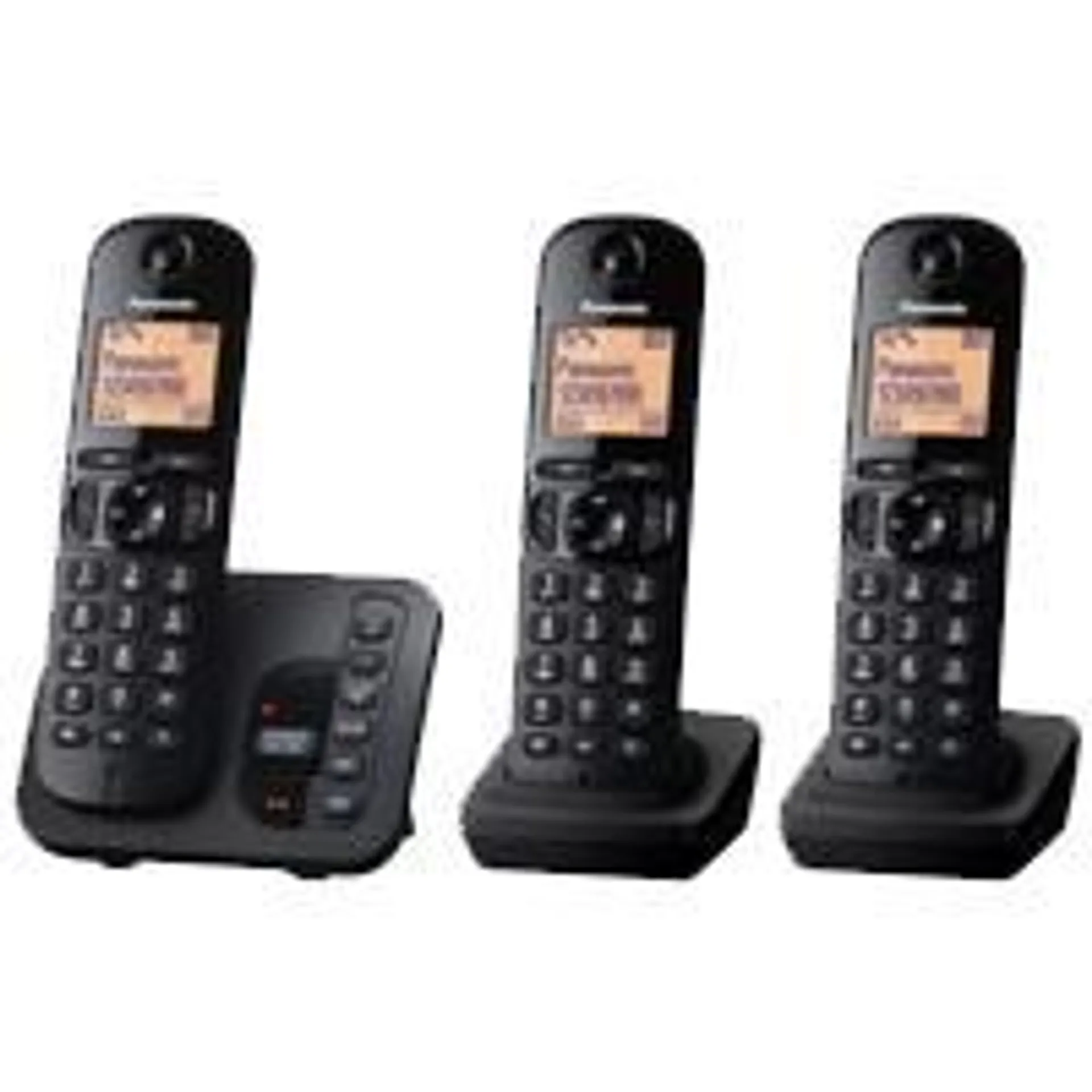 PANASONIC DECT TRIPLE PACK WITH DIGITAL ANSWERING MACHINE