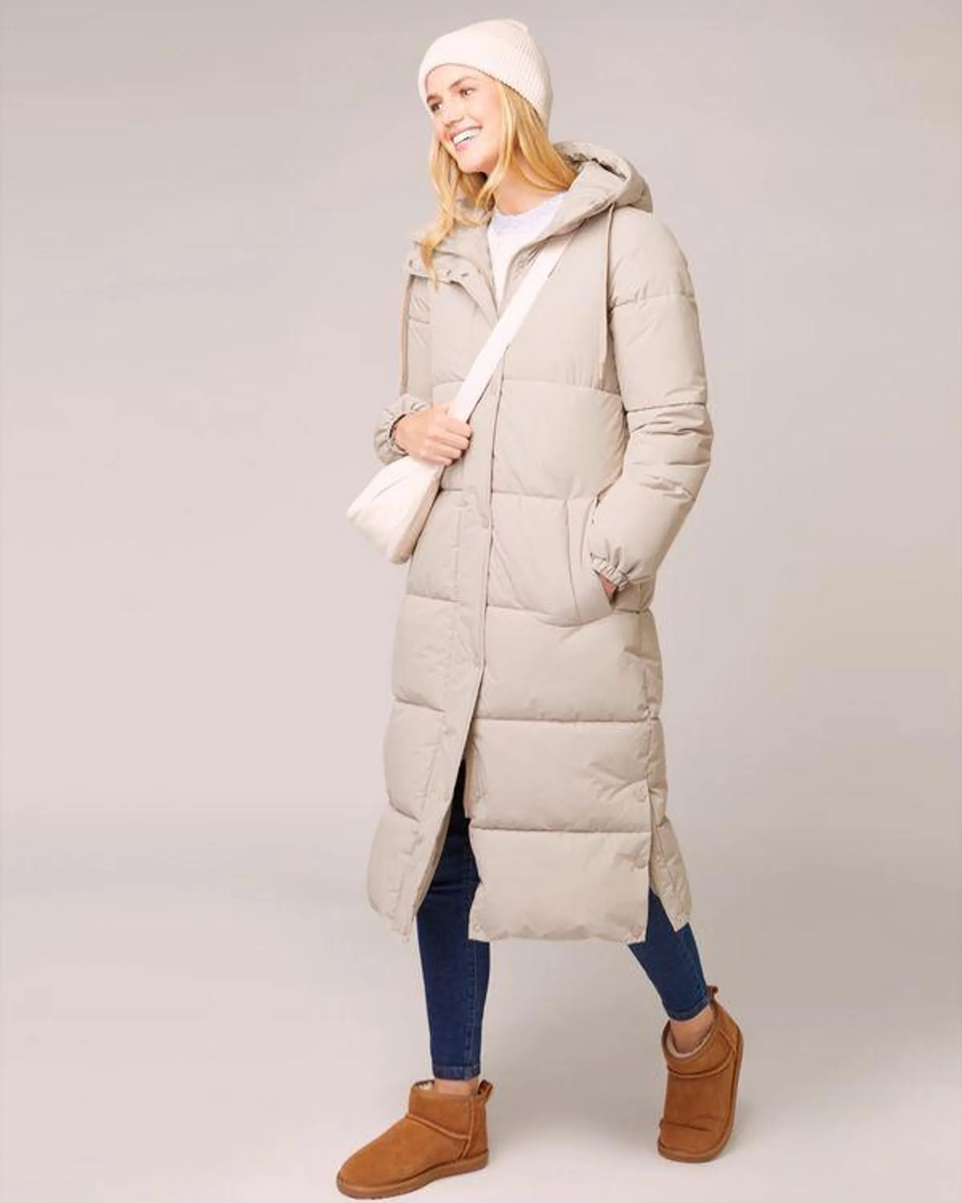 Longline Puffer Coat