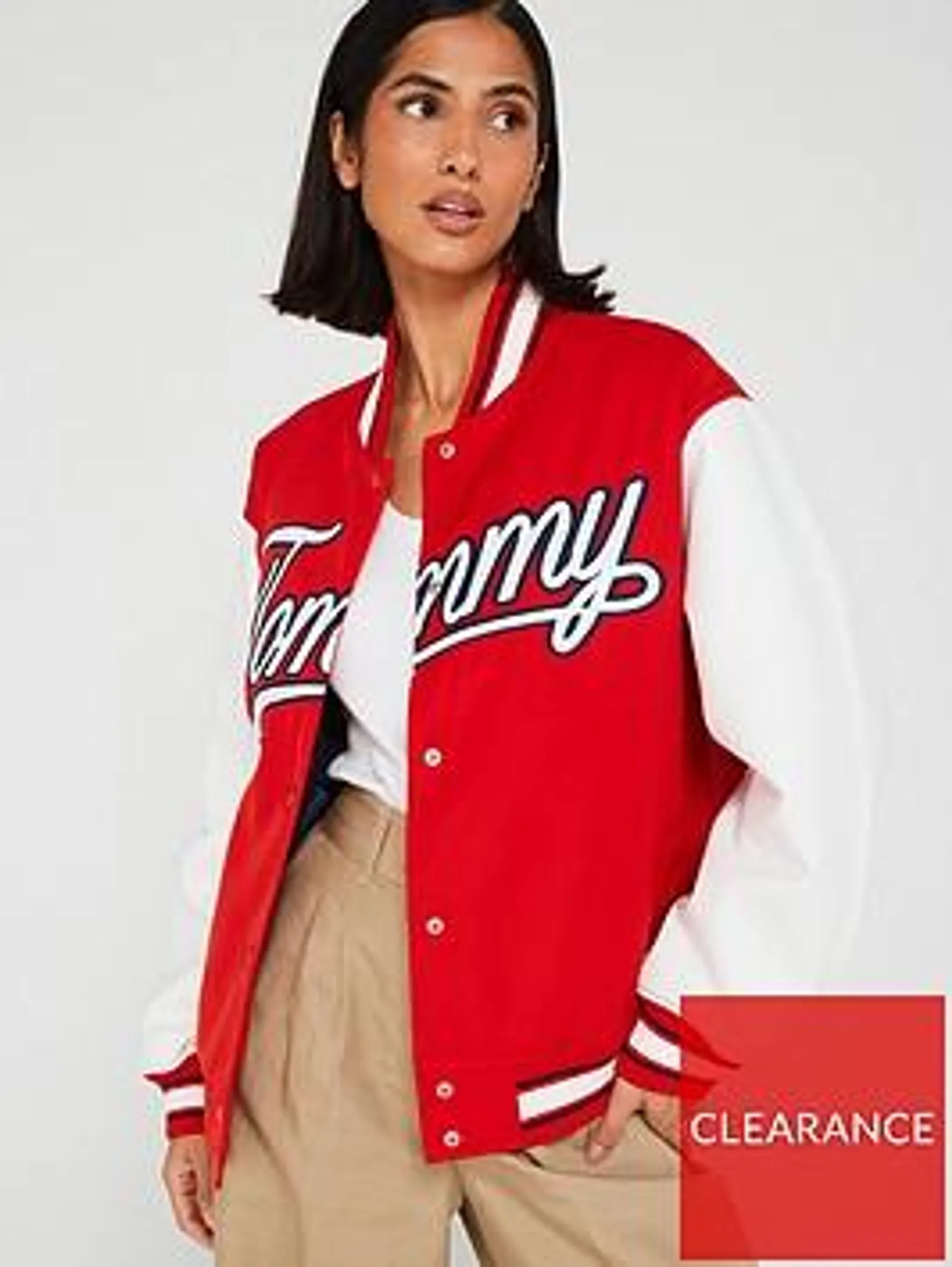 Letterman Varsity Tommy Jacket - Red