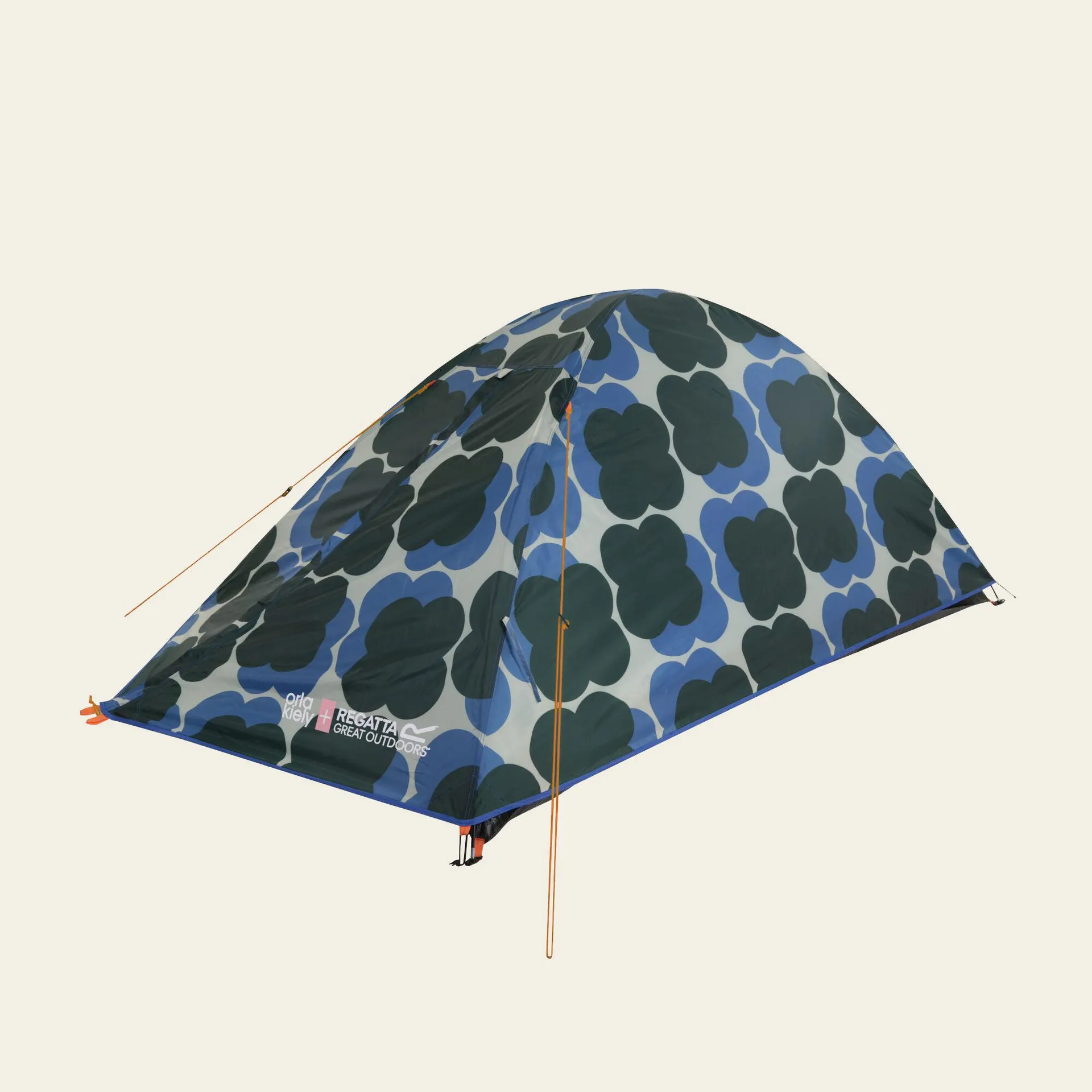 Tent in Shadow Flower Blue