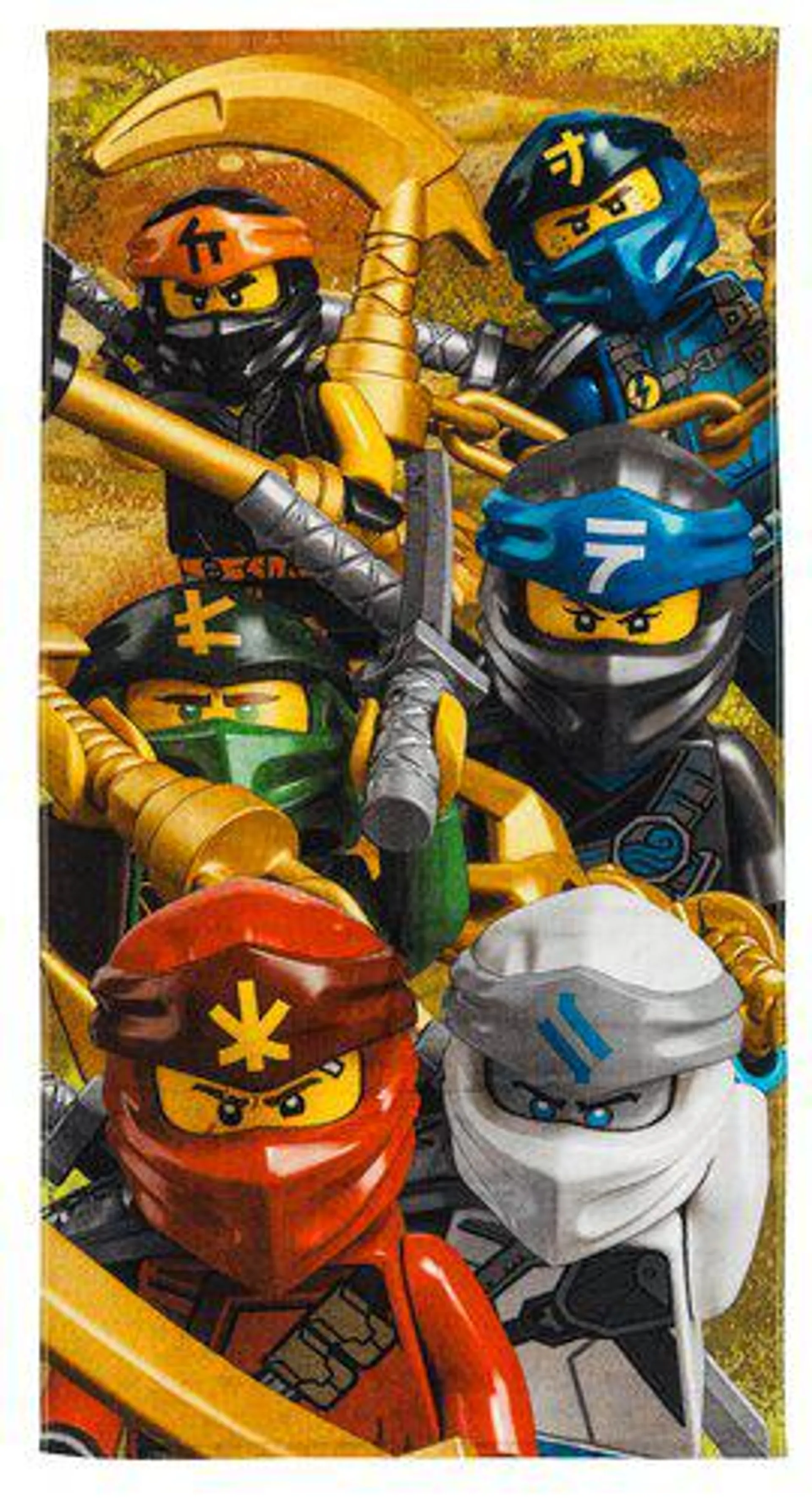 Bath towel LEGO NINJAGO 70x140