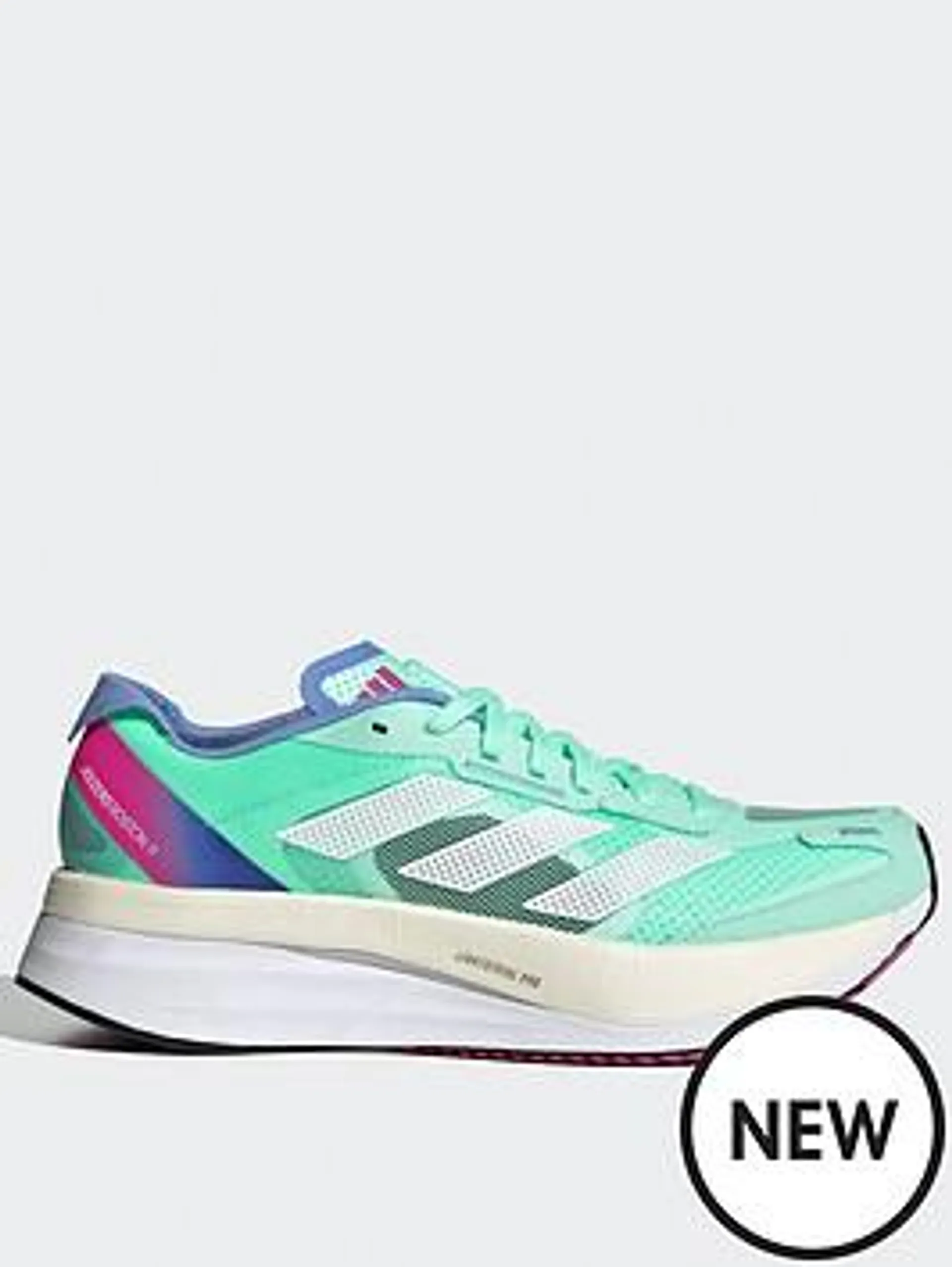 Adizero Boston 11 Running Trainers - Green/White