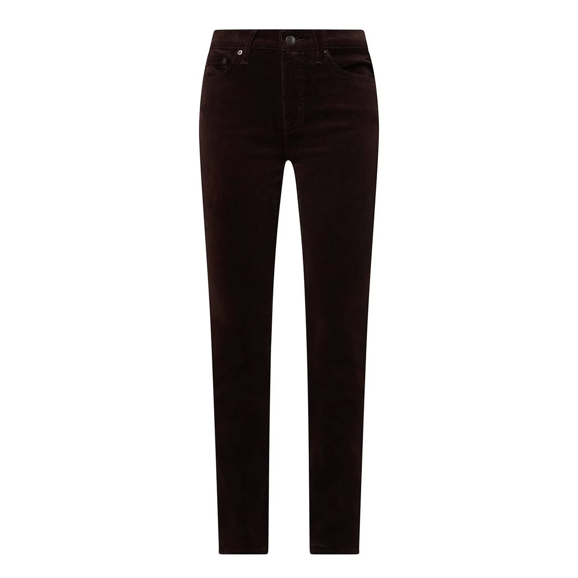 Mid Rise Five Pocket Jeans