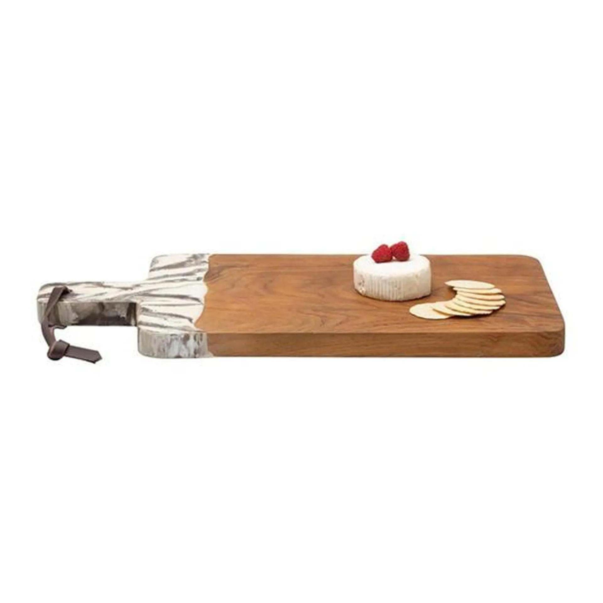 Blue Pheasant Pheasant Austin Serving Board - Brown Swirled