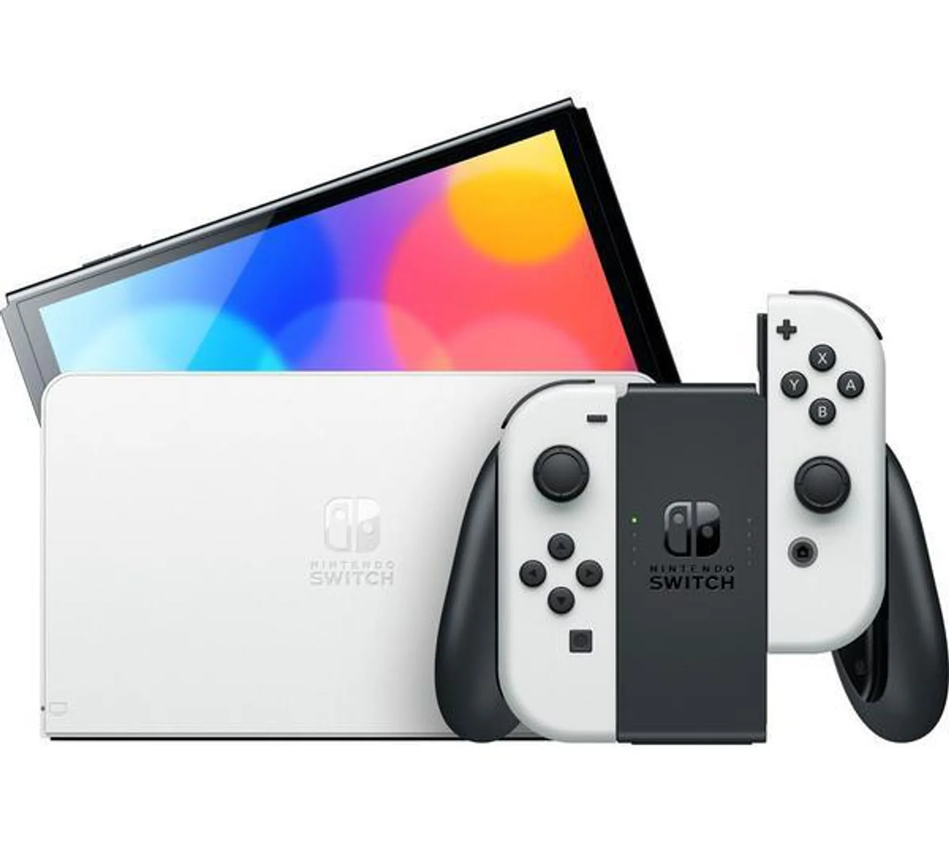 NINTENDO Switch OLED White & Mario Kart 8 Deluxe Bundle