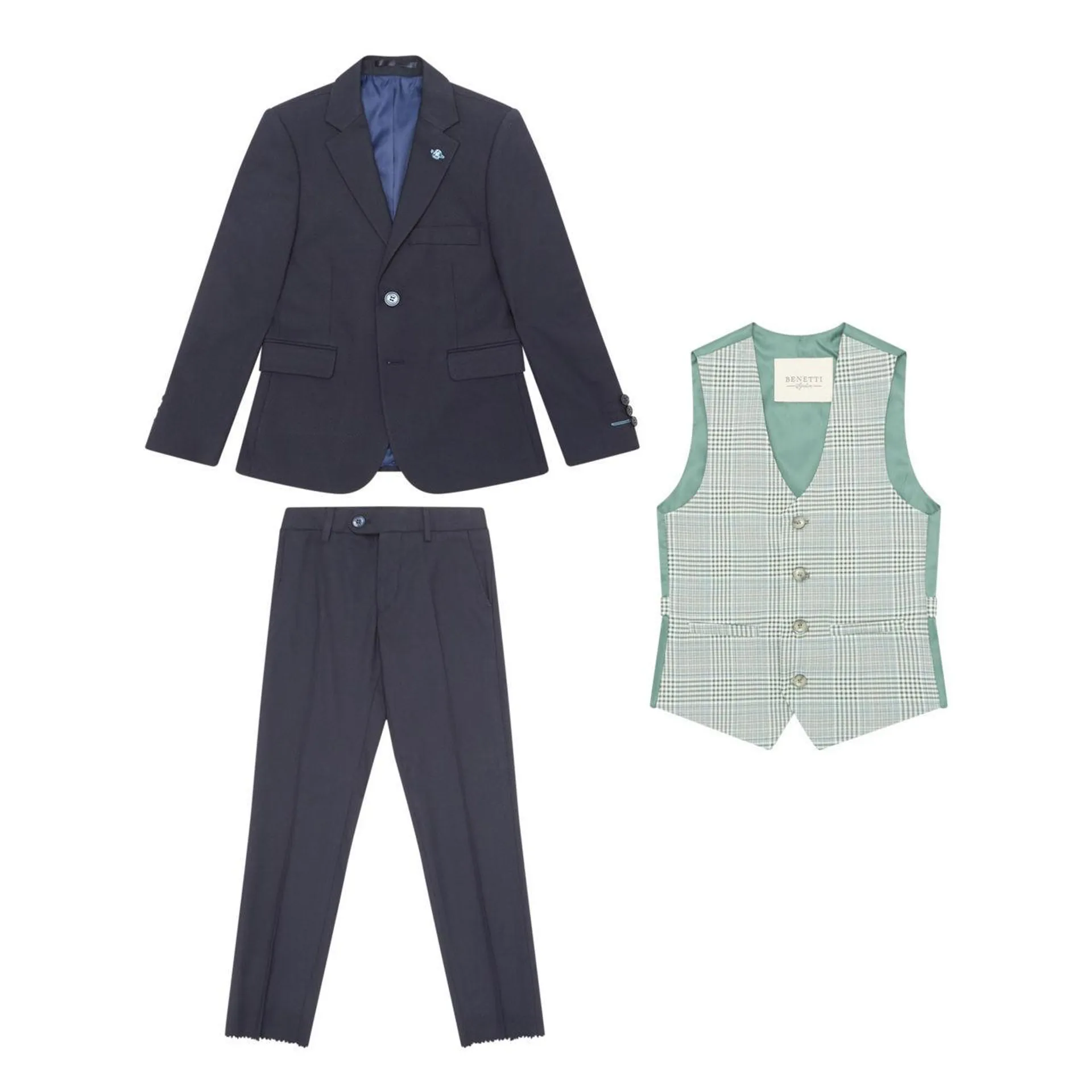BENETTI Three-Piece Tailored Suit €205.00