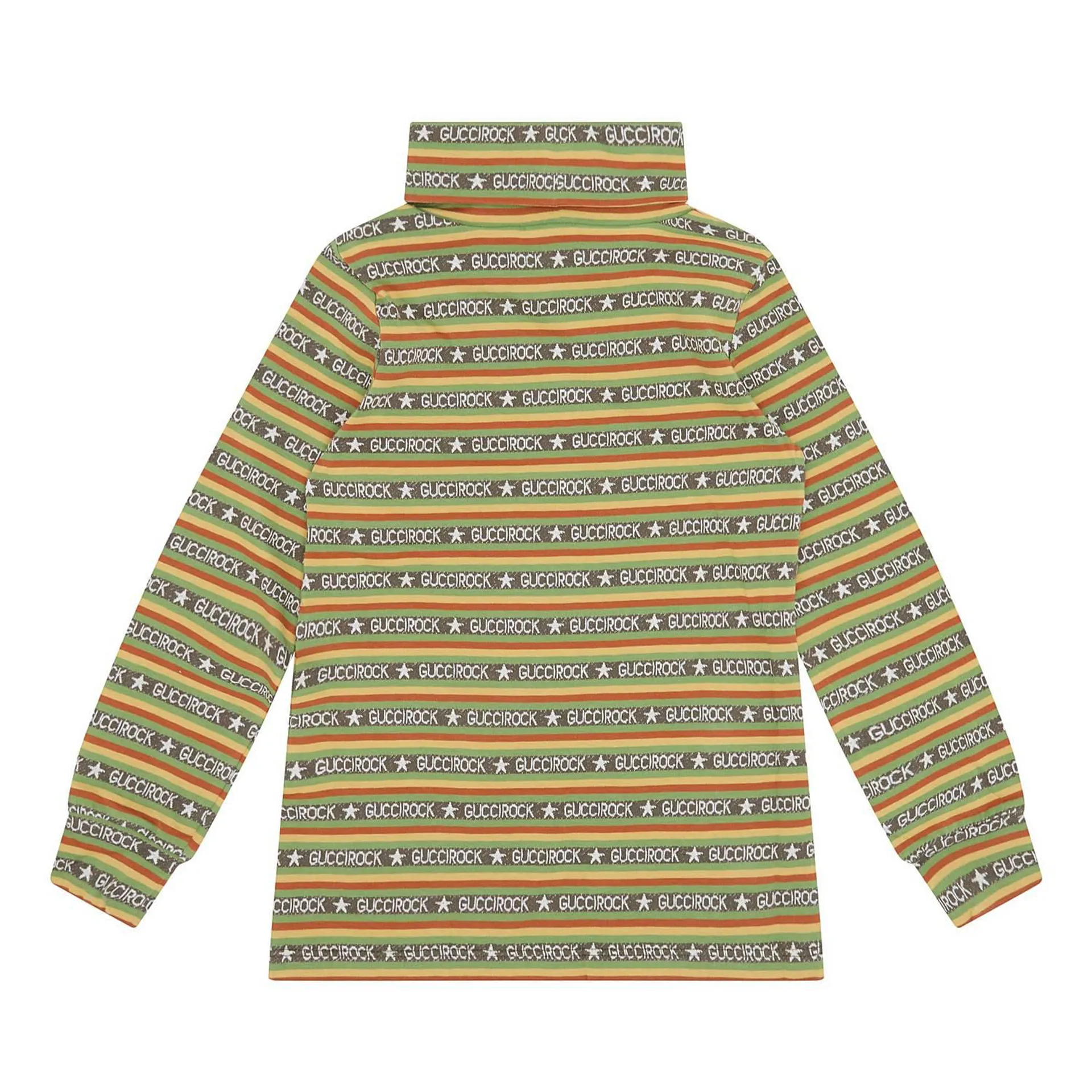 Rock Turtleneck Striped Sweatshirt