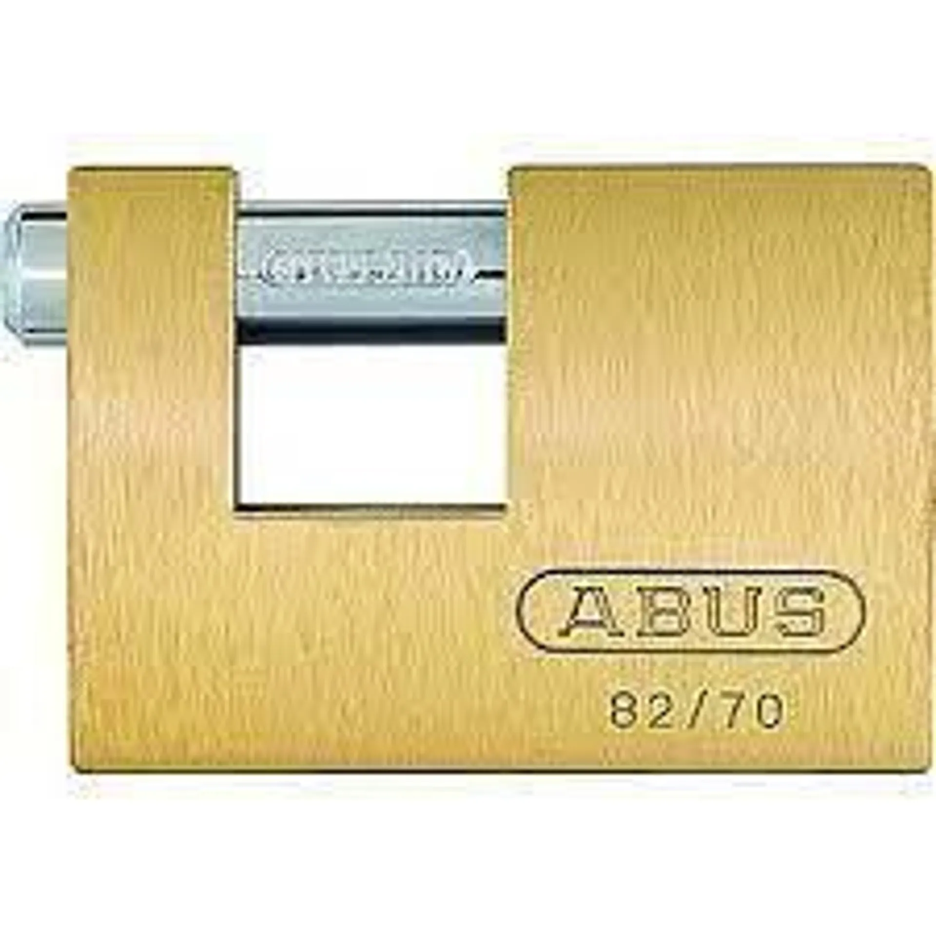 ABUS Monobloc 82/70mm All Weather Brass, Steel Padlock