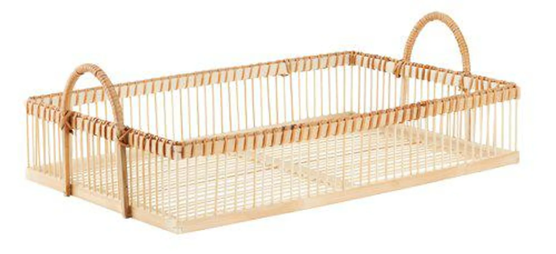 Decorative tray MELVIN W26xL41xH13cm