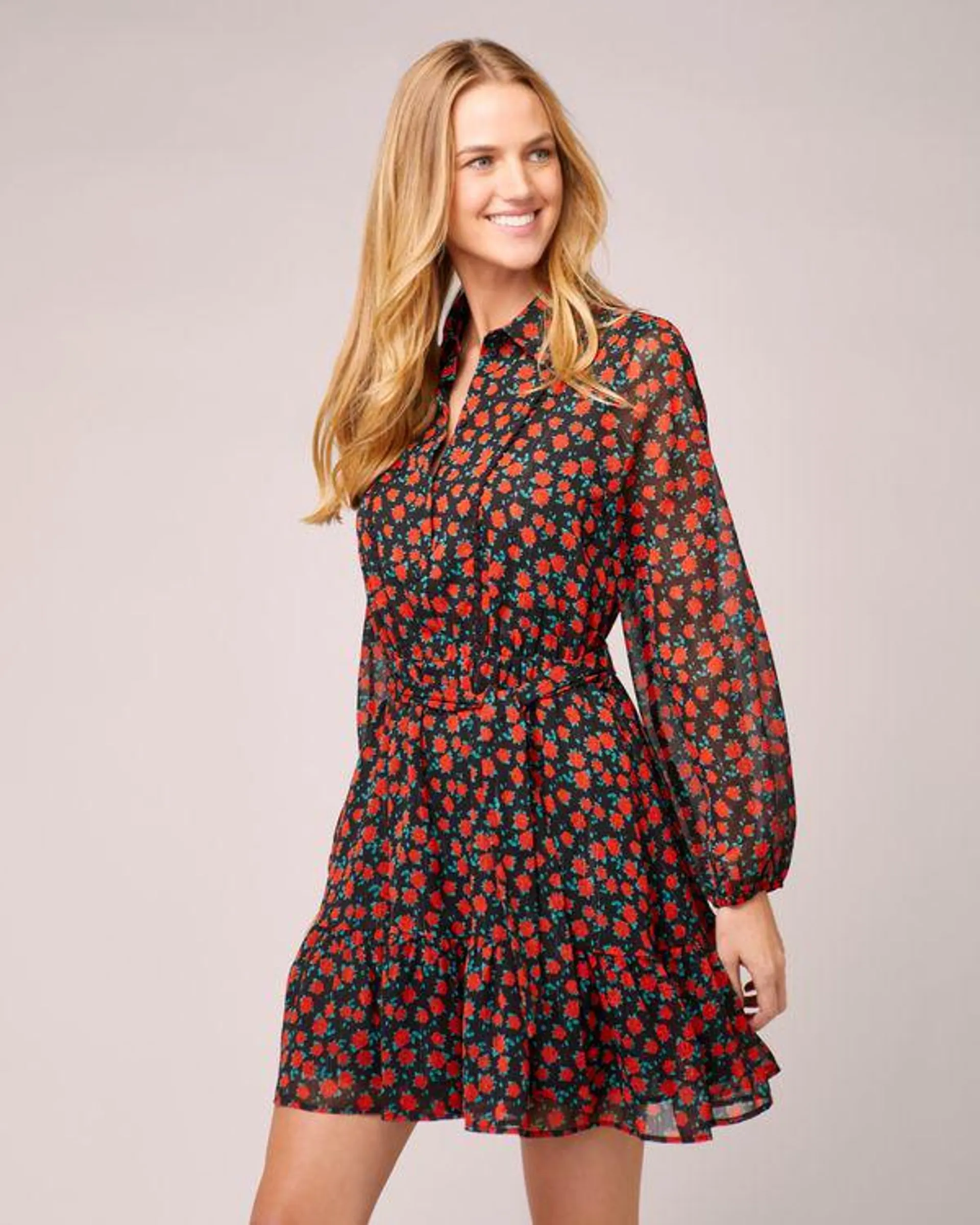 Lurex Rose Dress