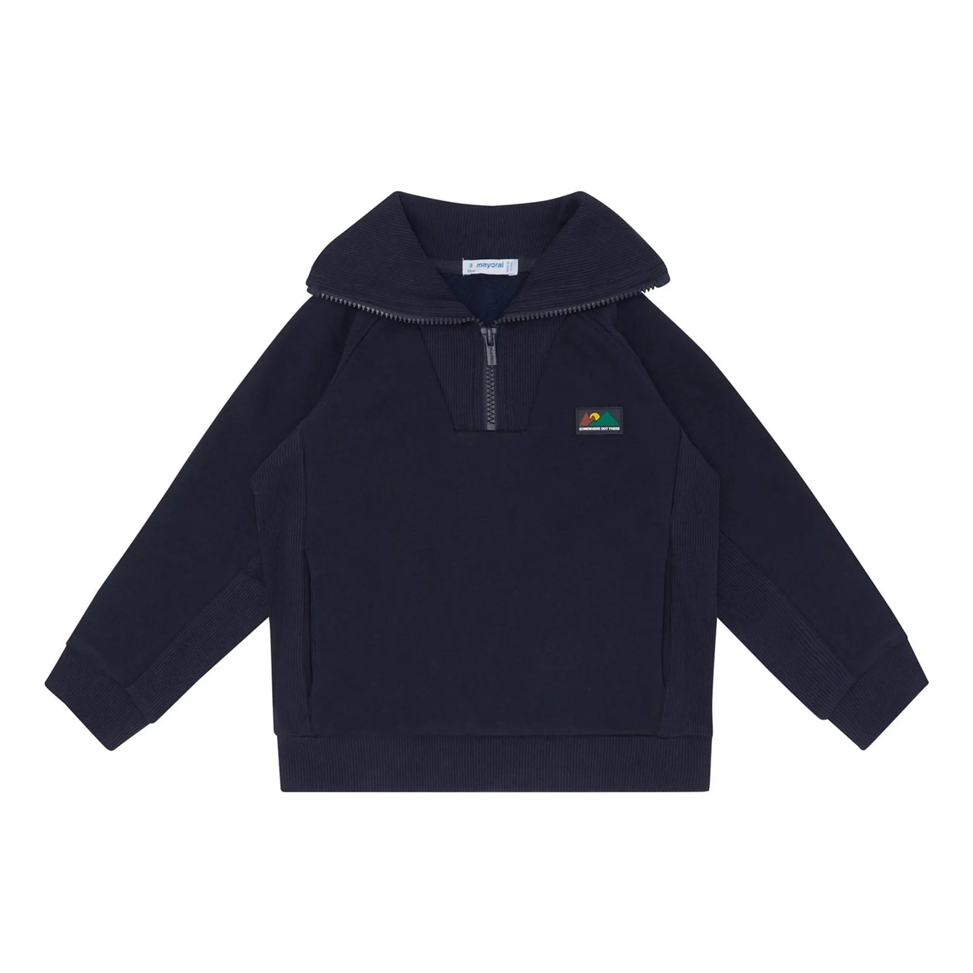 Long-Sleeve Half-Zip Sweatshirt