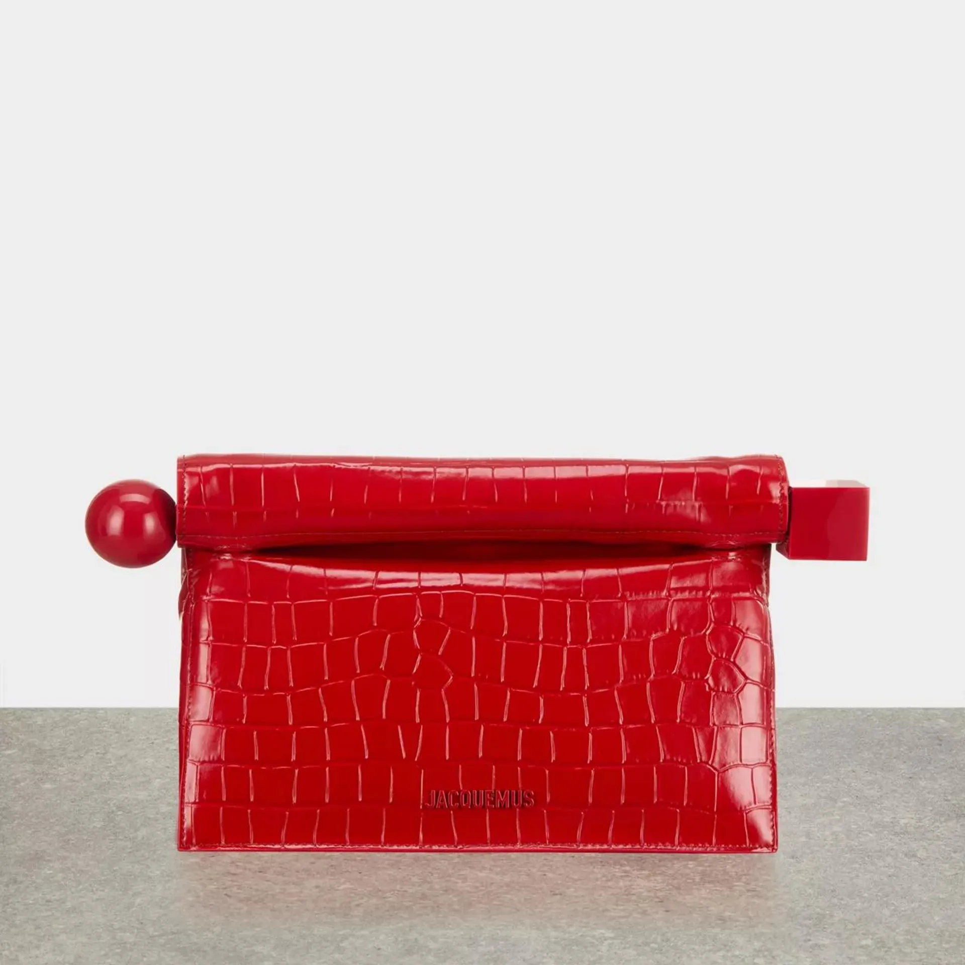 JACQUEMUS La Pochette Rond Carré Clutch