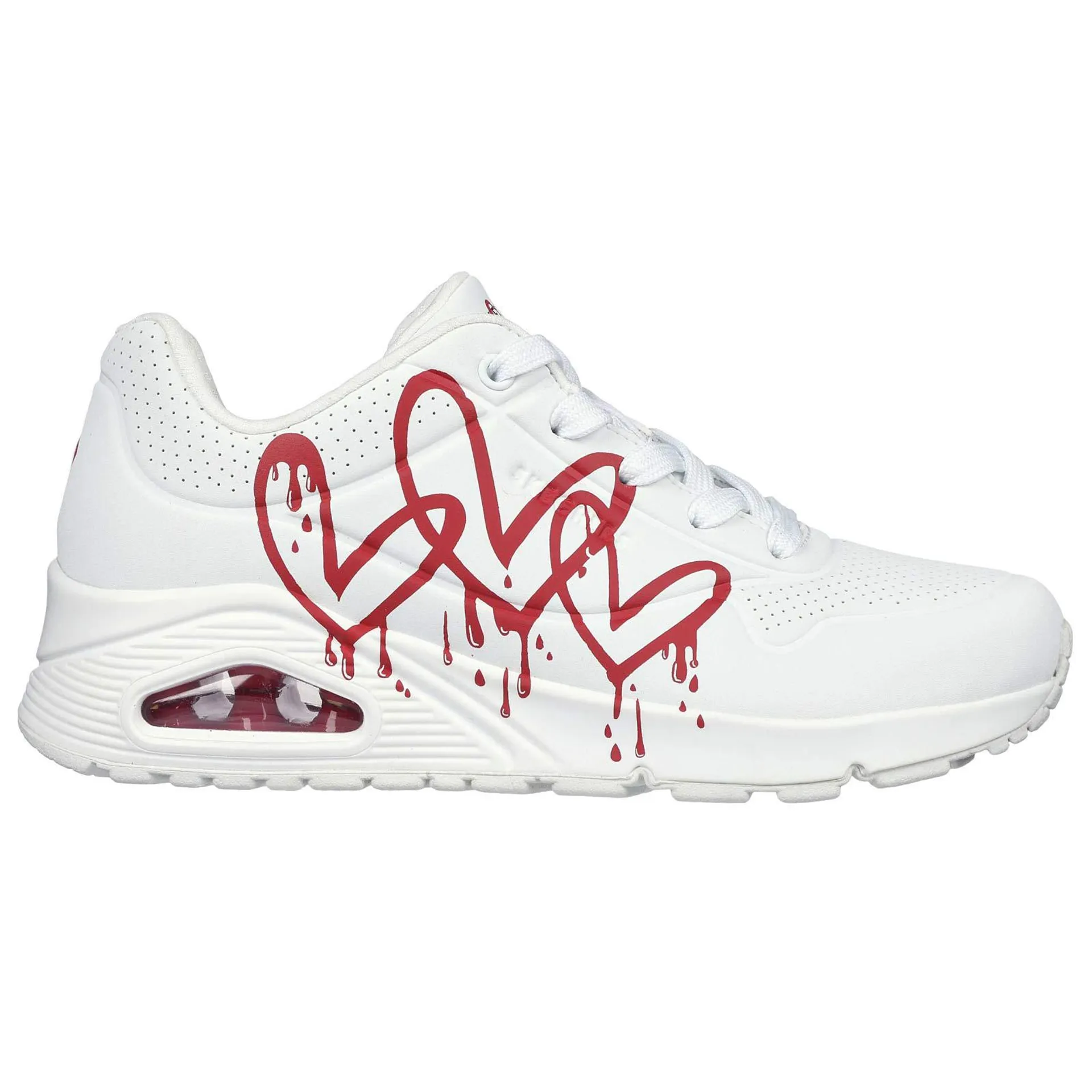 SKECHERS UNO LOVE HEARTS WOMENS SHOES