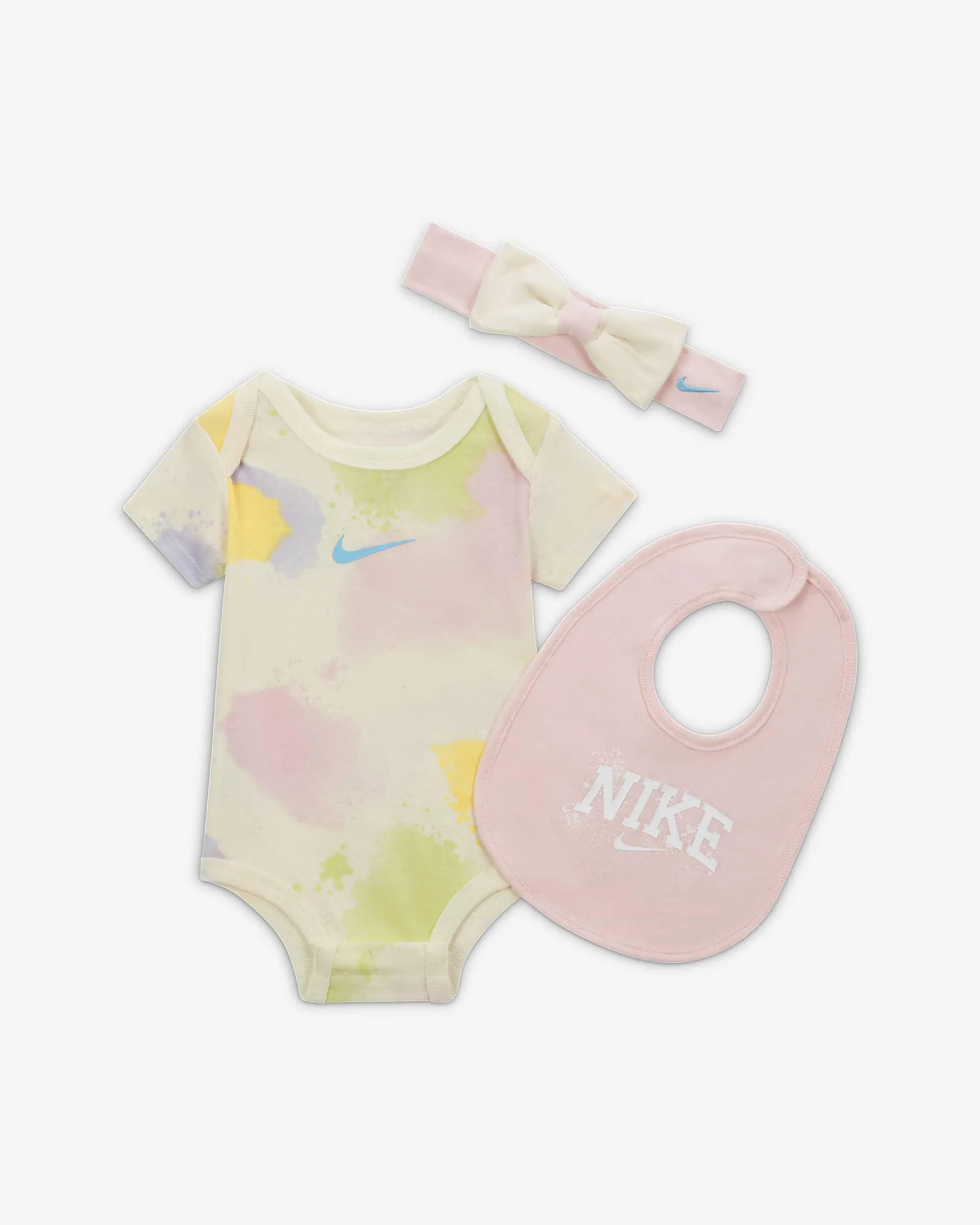 Nike Headband, Bib and Bodysuit Box Set