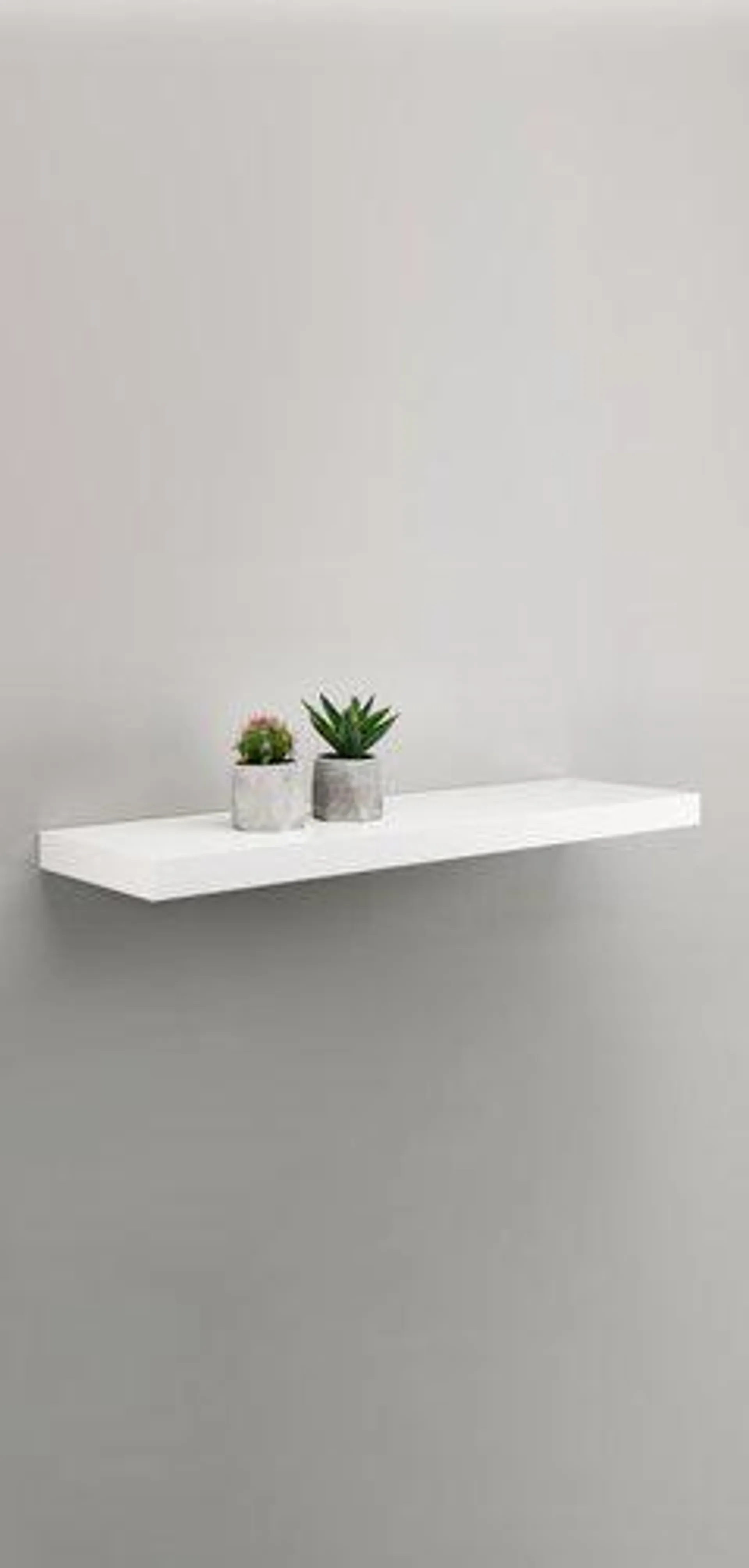 Floating shelf ABILD 80x24 white