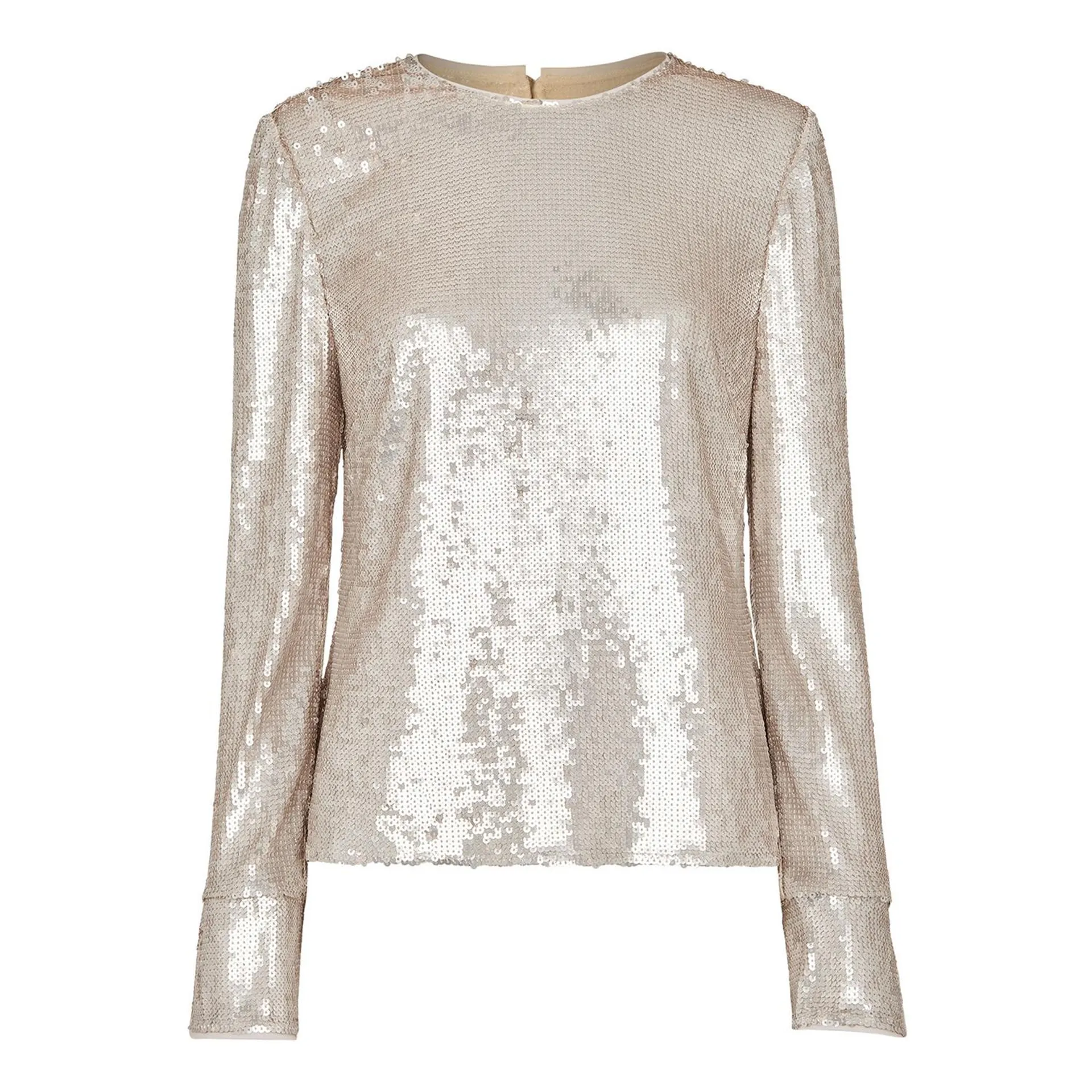 WHISTLES Sequin Top