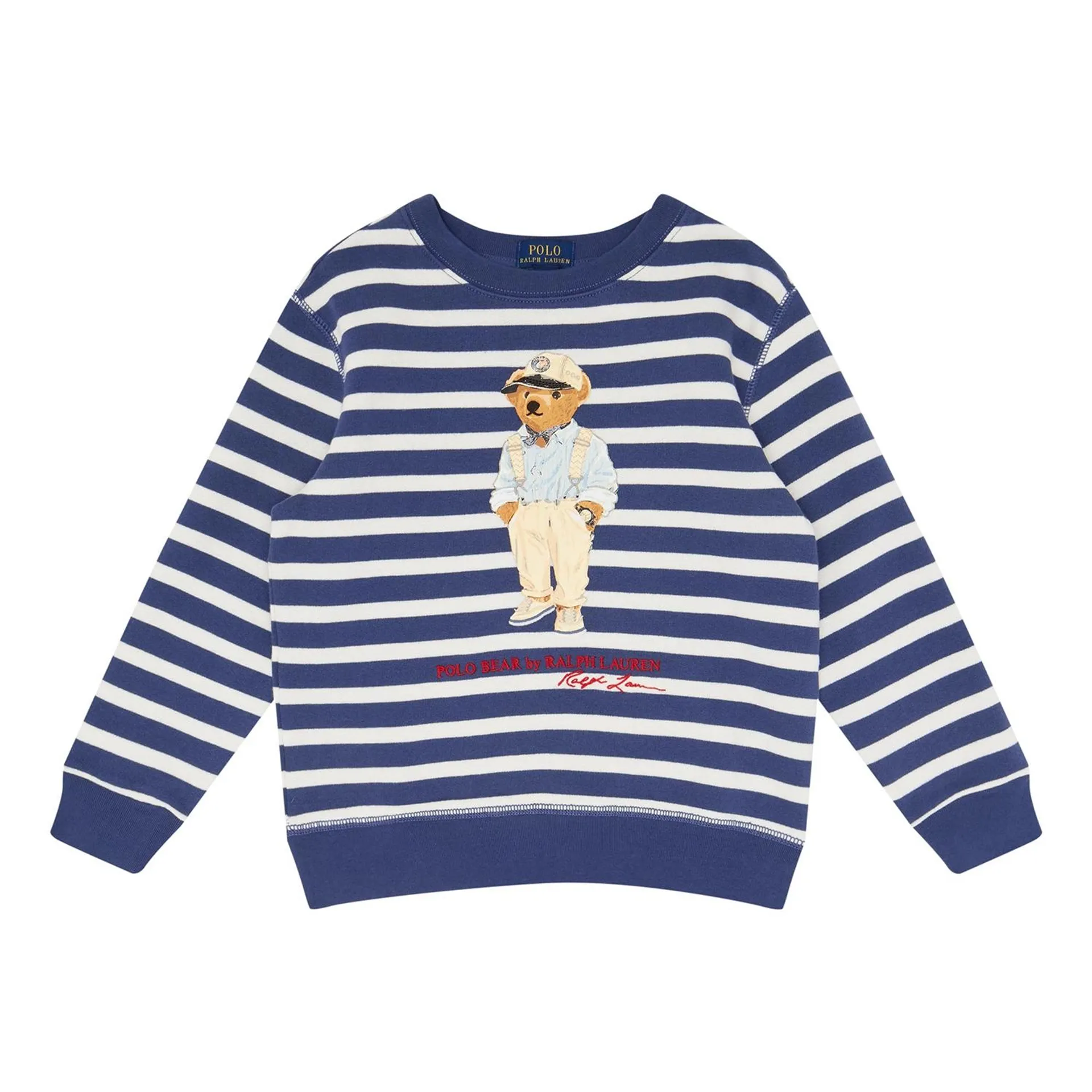 Polo Bear Striped Sweatshirt