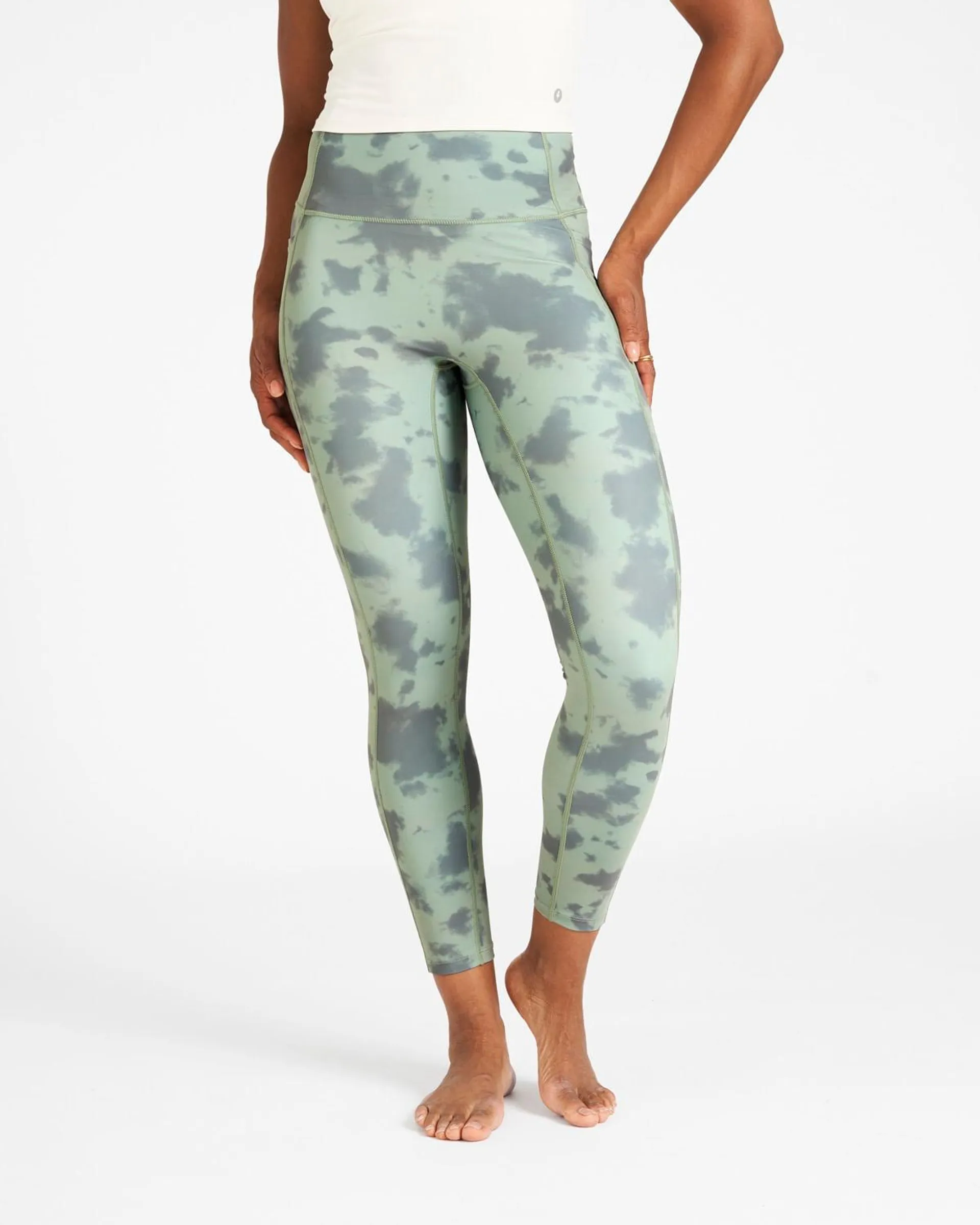 Powercut FreeMove Leggings In Lilypad Tie Dye