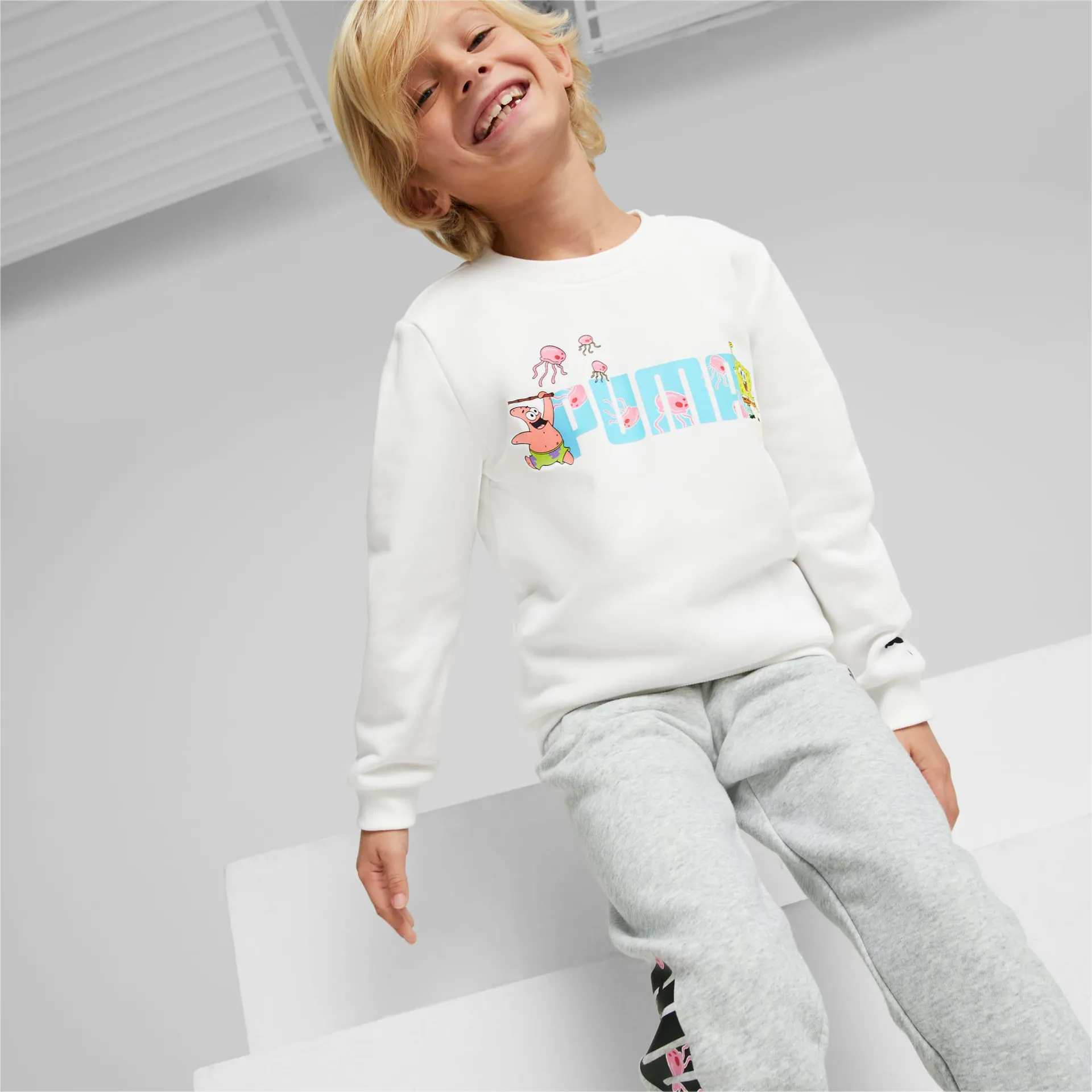 PUMA x SPONGEBOB Crewneck Sweatshirt Kids