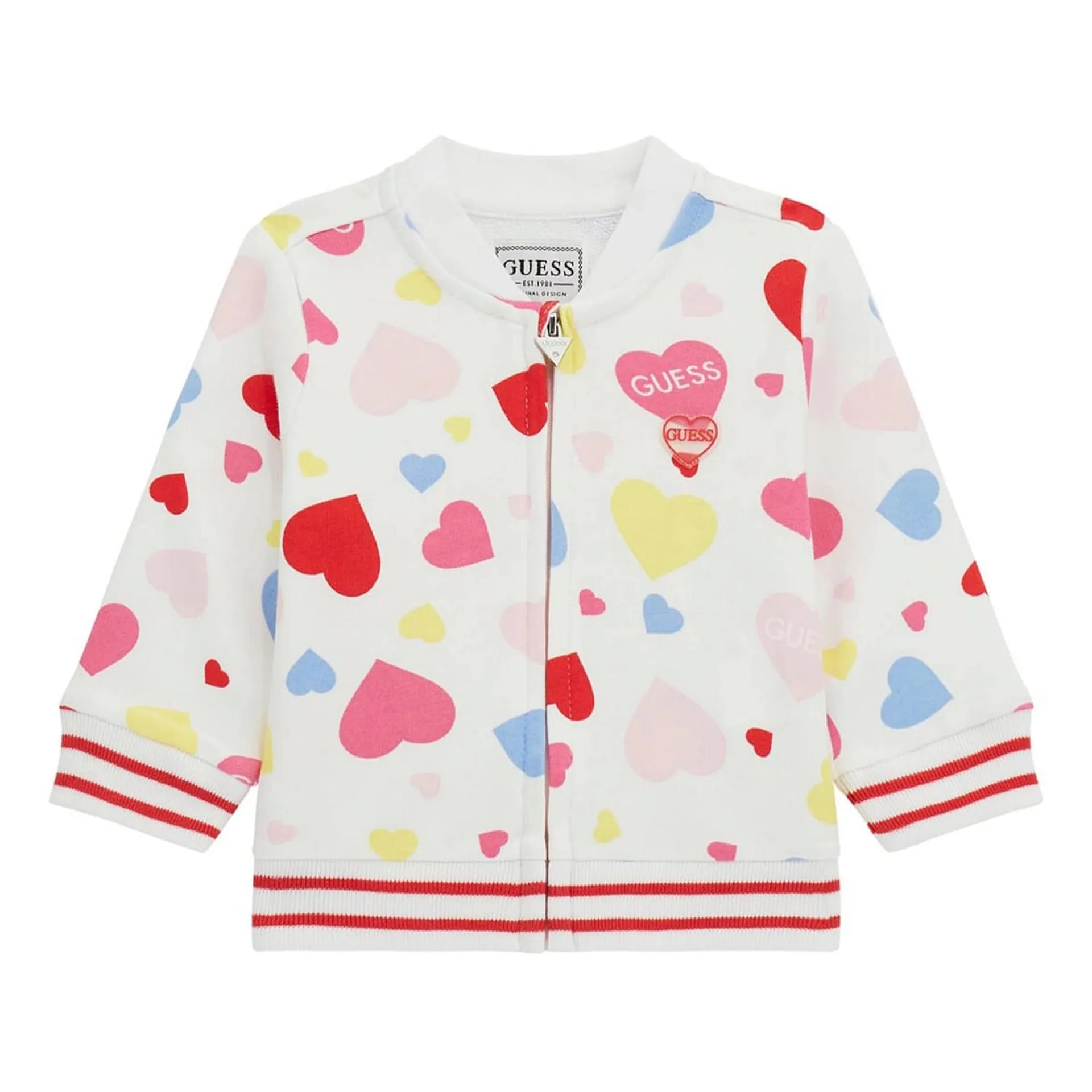 Heart Logo Zip-Through Sweatshirt