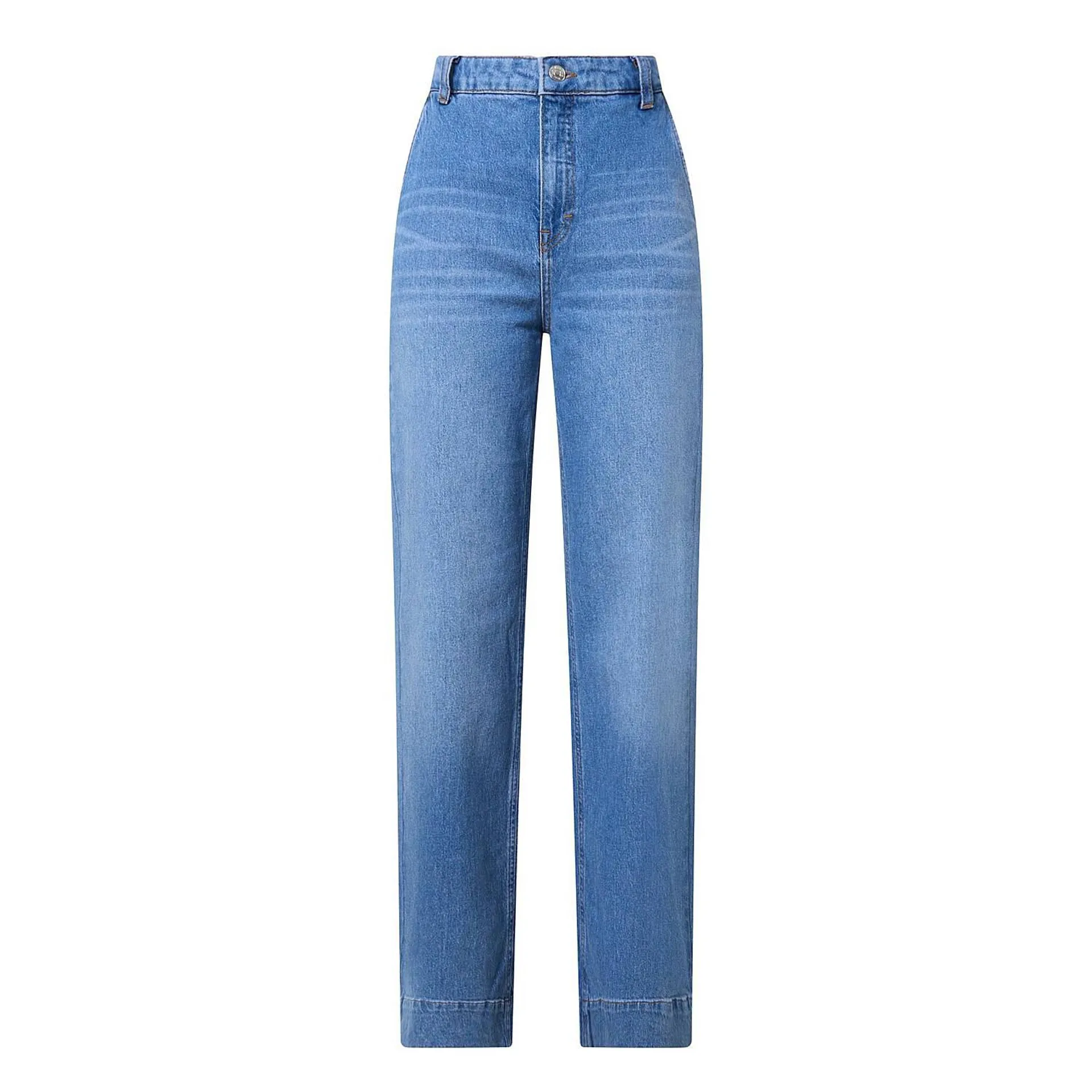 Barbapw High-Rise Wide Leg Jeans