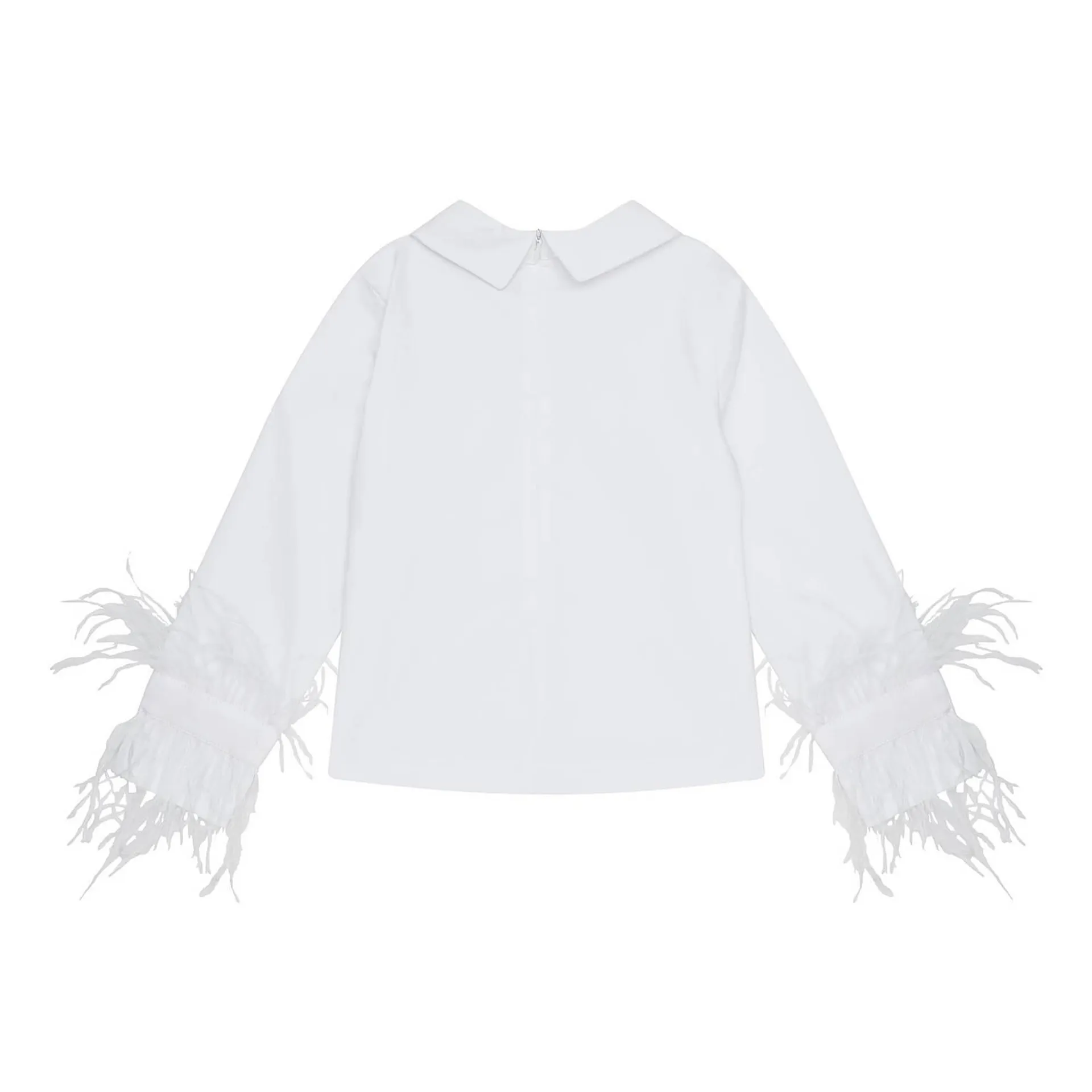 Classic Long-Sleeve Cotton Blouse