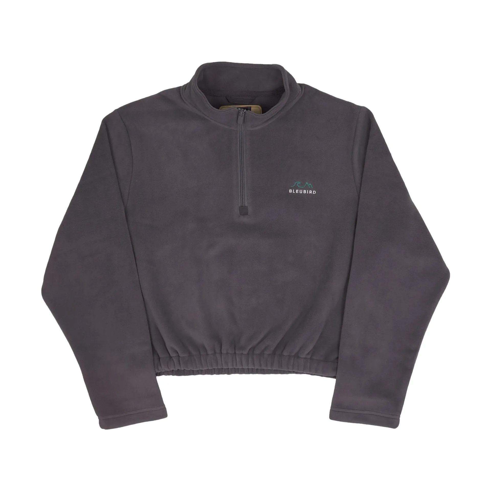 Recycled Cropped Fleece - Graphite