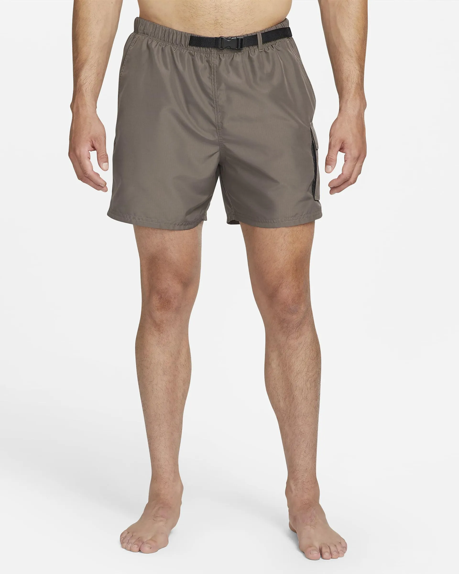 Men's 13cm (approx.) Belted Packable Swimming Trunks