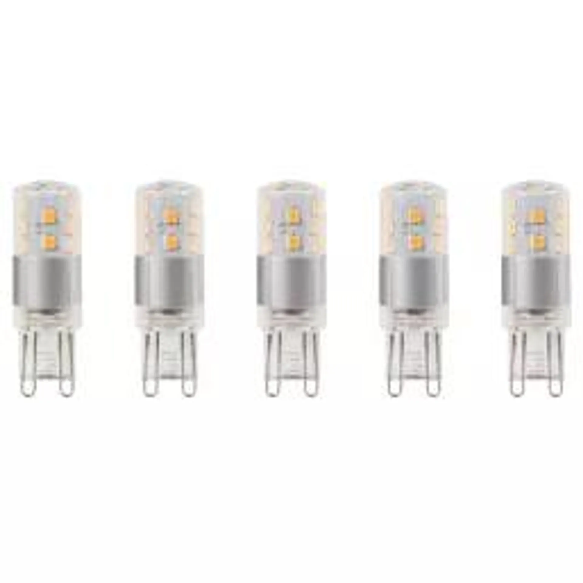 LAP G9 Capsule LED Light Bulb 300lm 2.7W 220-240V 5 Pack