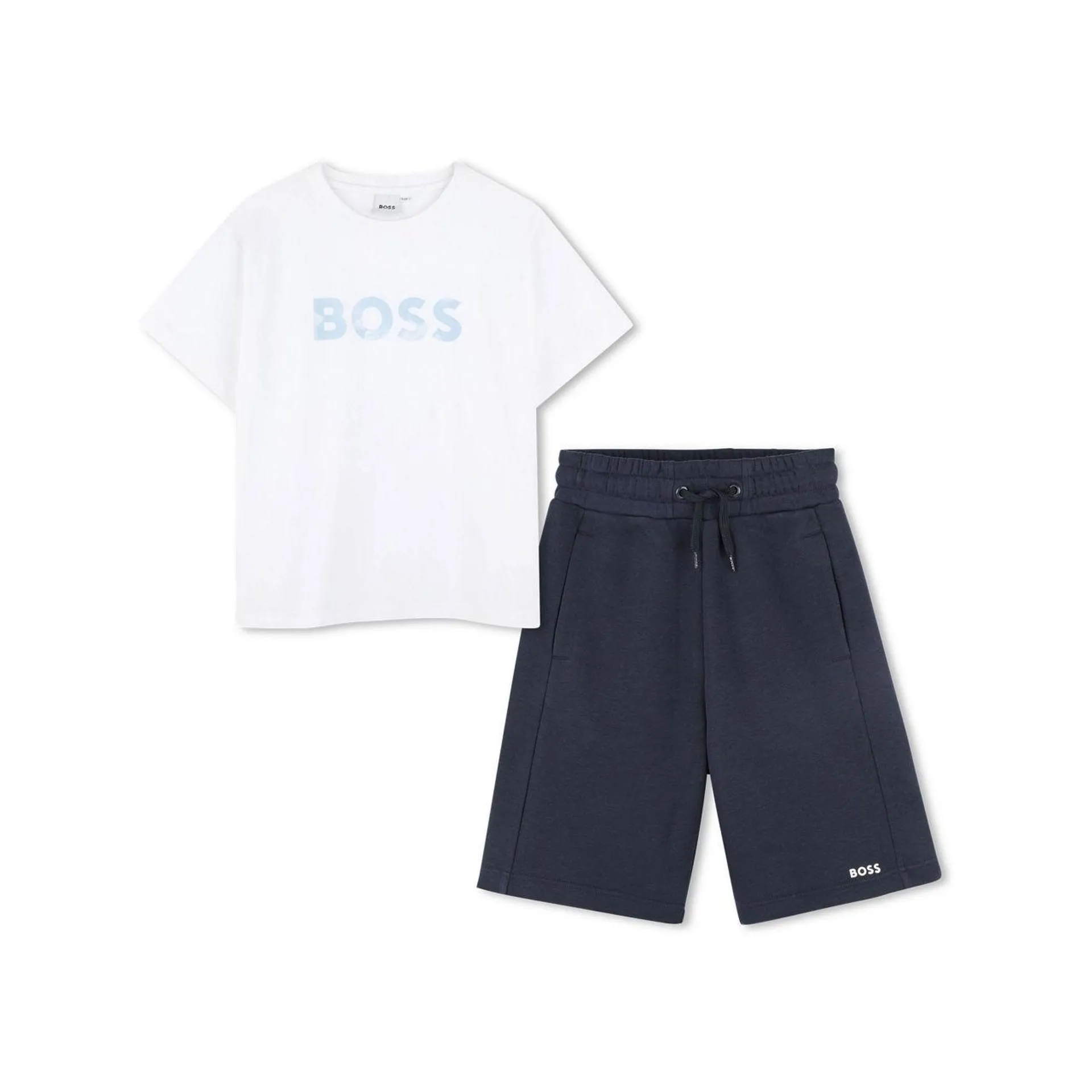 Logo Two-Piece T-Shirt & Shorts Set