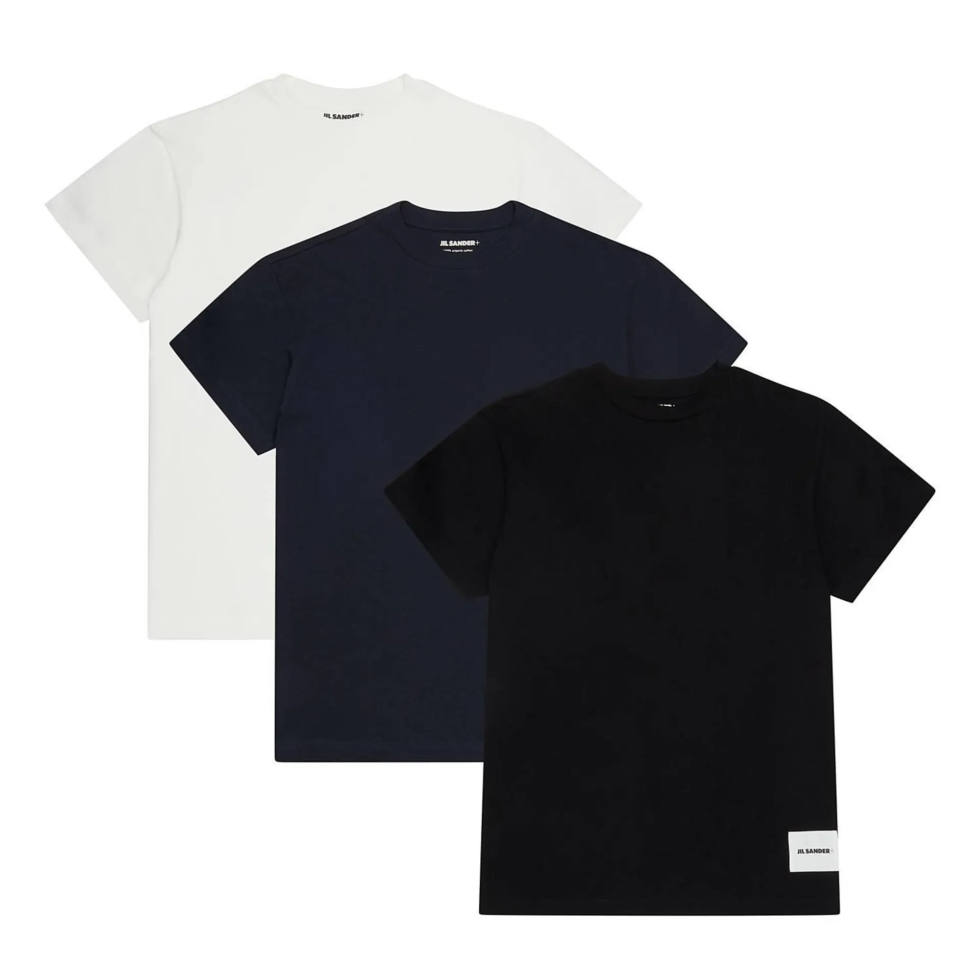 Three-Pack Cotton Crew Neck T-Shirts