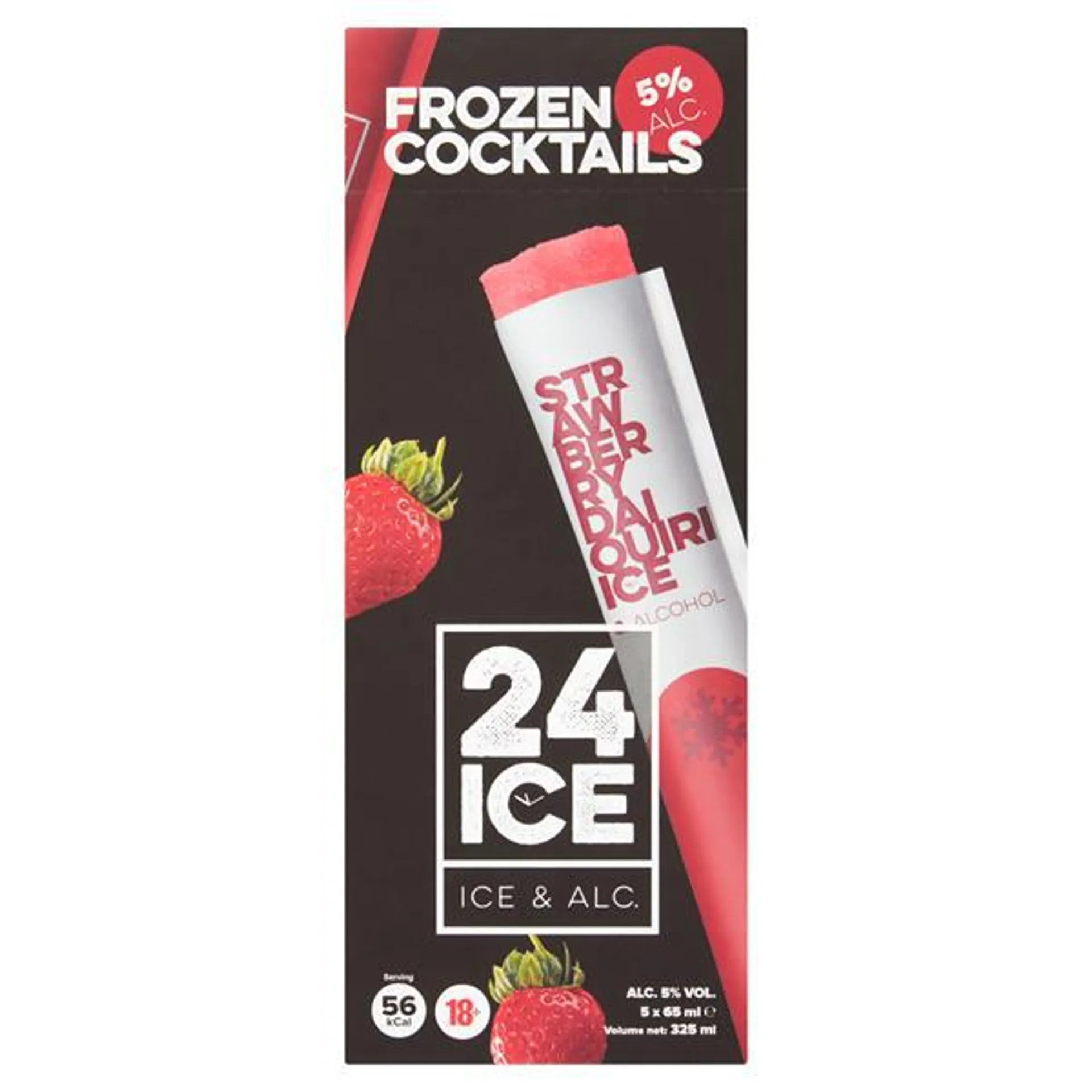 Frozen Cocktails Strawberry Daiquiri | 5 x 65ml | 5% vol