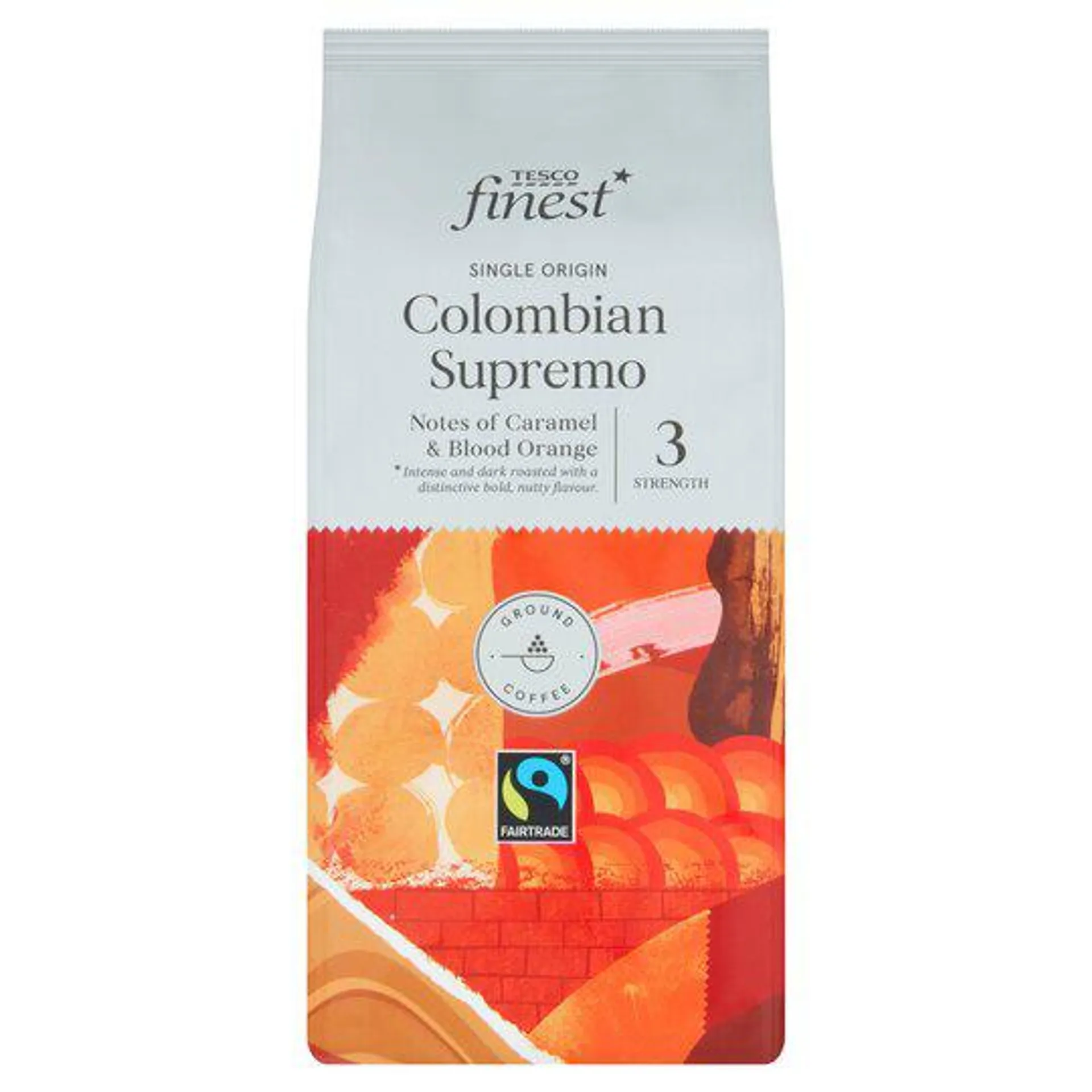 Tesco Finest Colombian Supremo Ground Coffee 227G