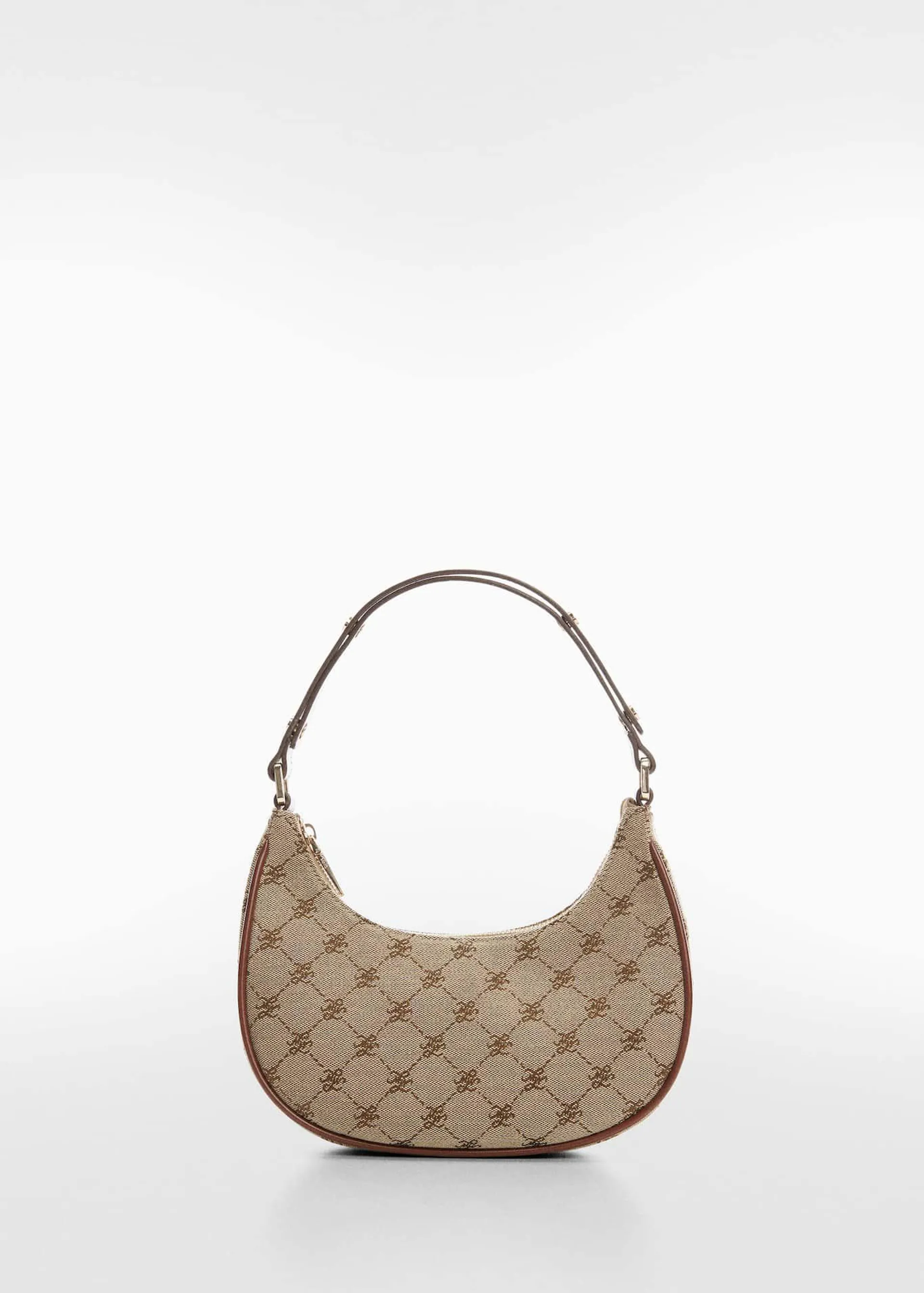 Jacquard shoulder bag