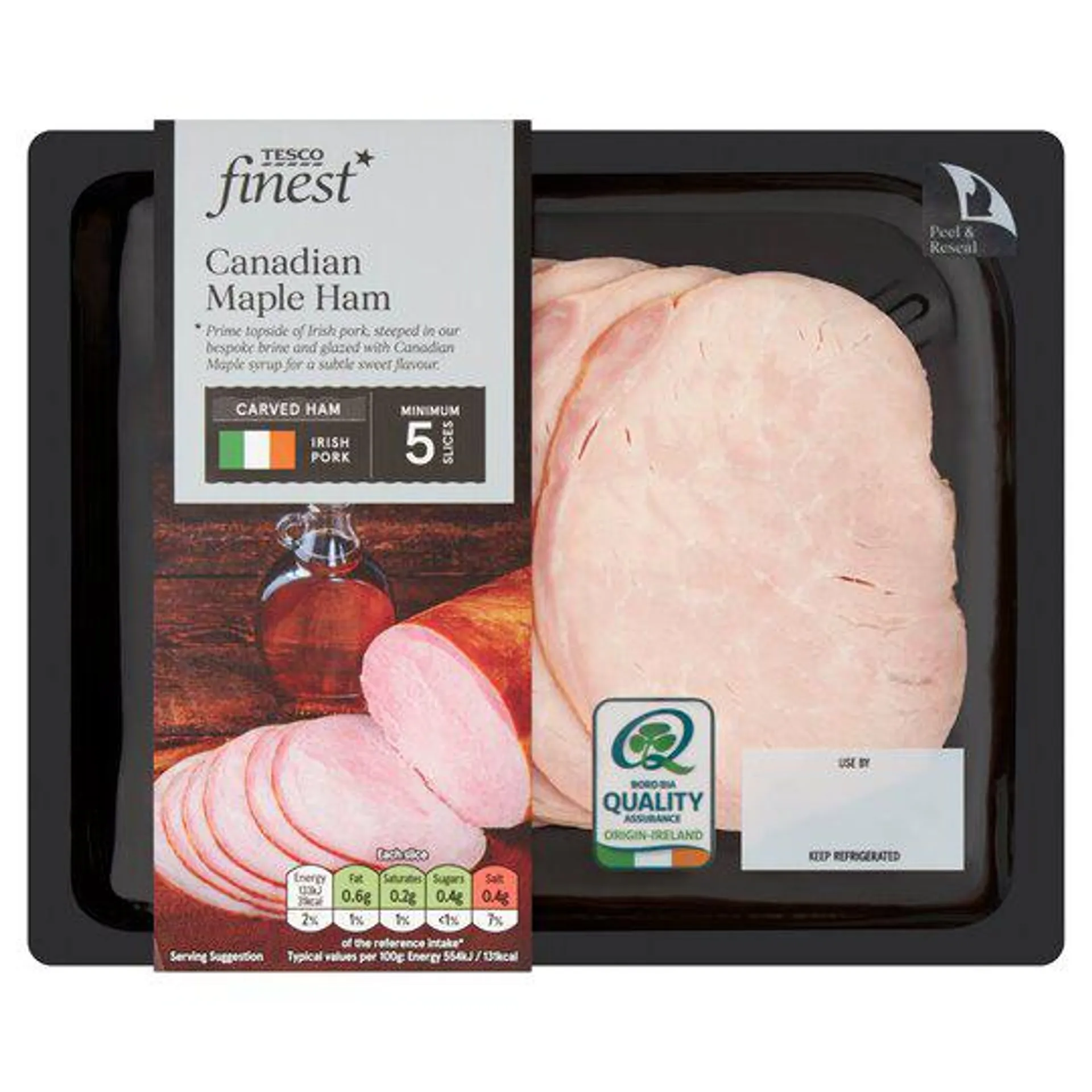 Tesco Finest Canadian Maple Ham 120G