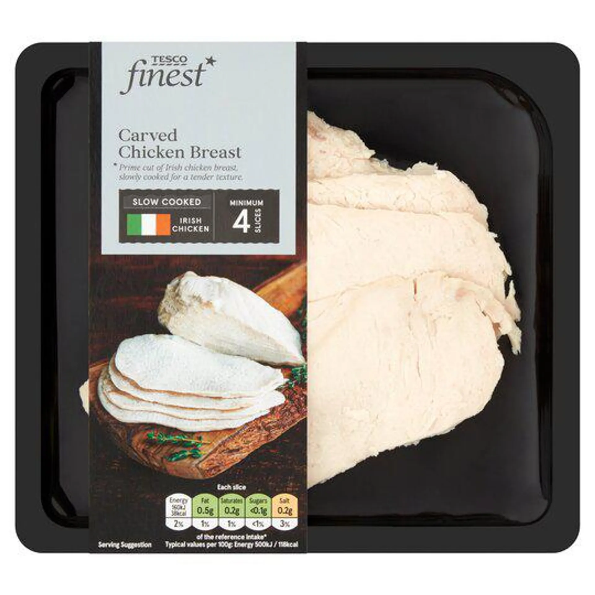 Tesco Finest Carved Chicken Breast 130G