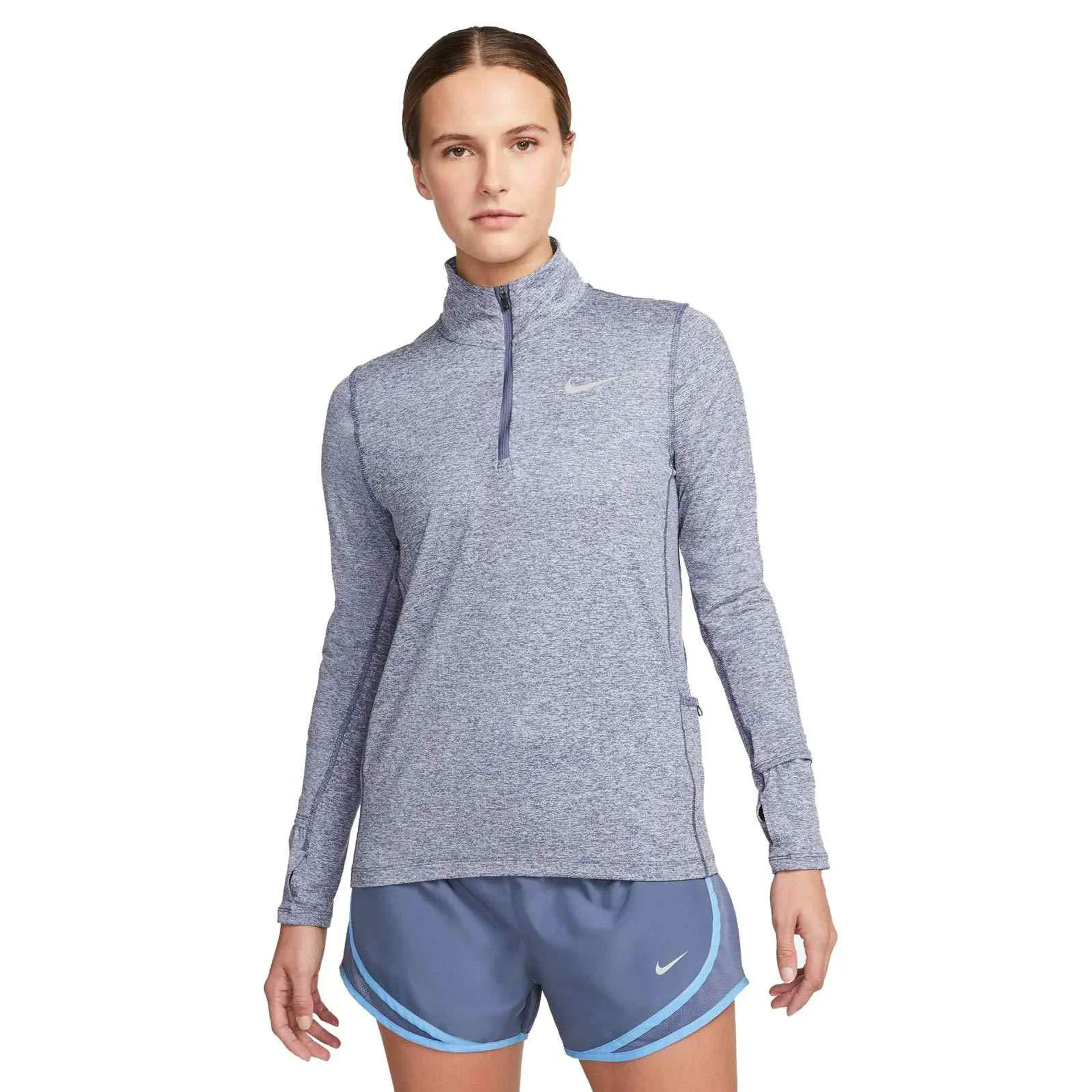 NIKE ELEMENT WOMENS HALF ZIP RUNNING TOP