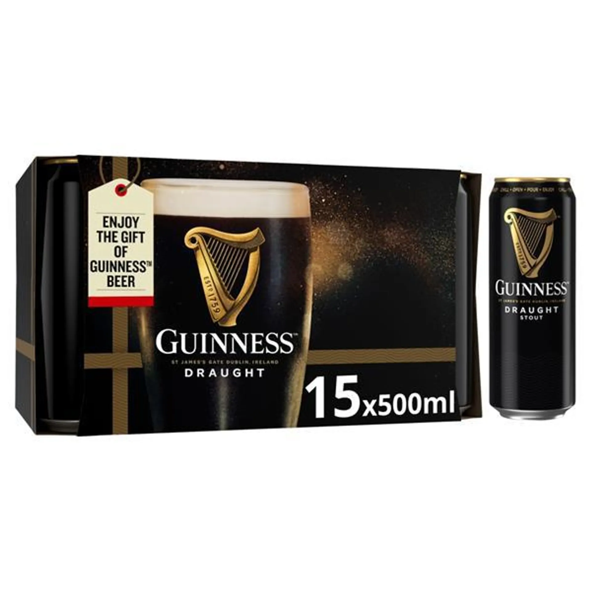 Irish Draught Stout 15 x 500ml | 4.2% vol