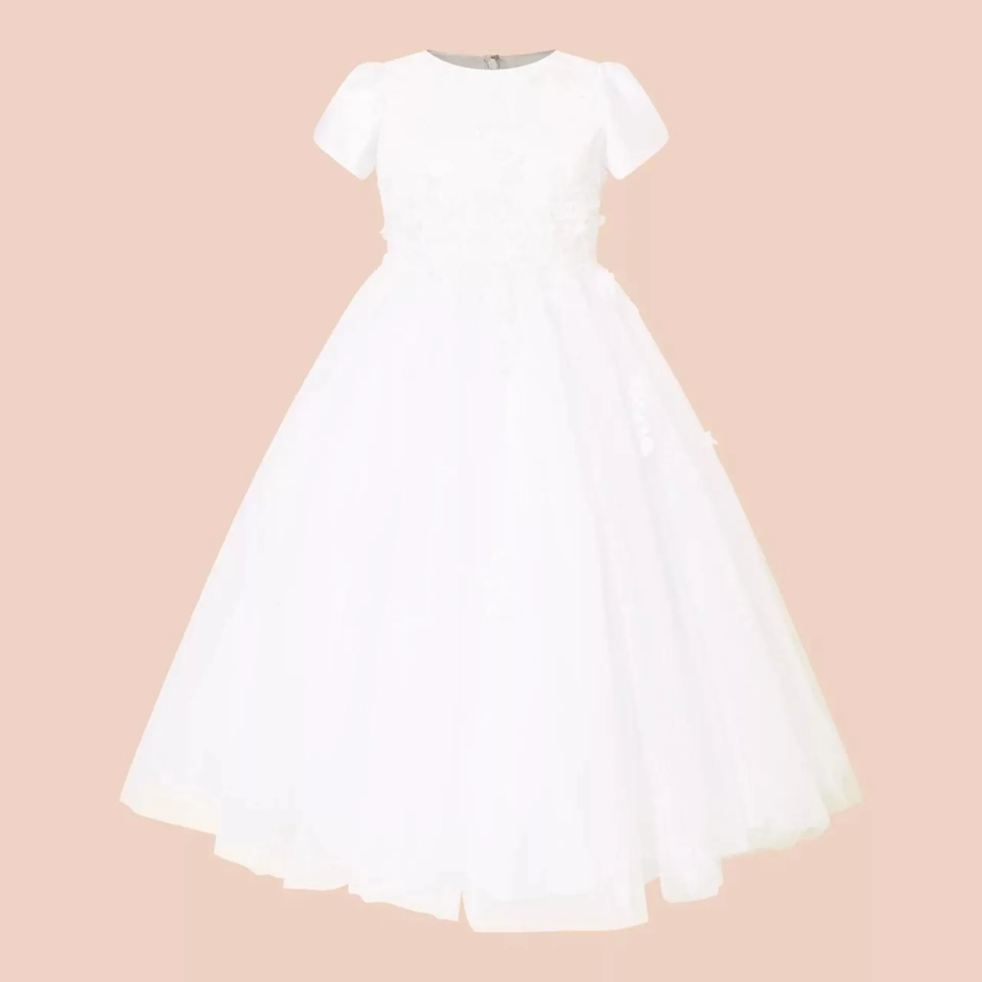 SARAH LOUISE AVAILABLE IN STORE Lace Appliqué Communion Dress €245.00 €183.75