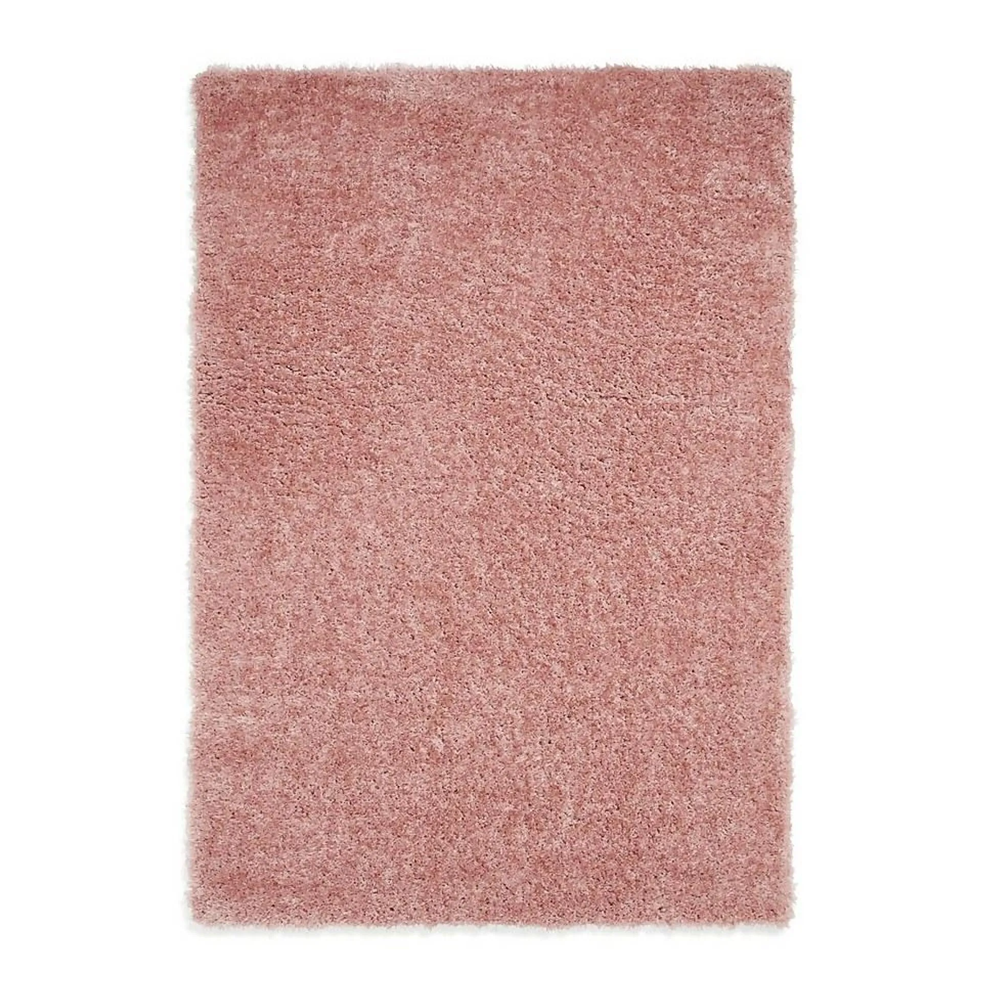 Ivy Shaggy Rug - Blush - 80x150cm