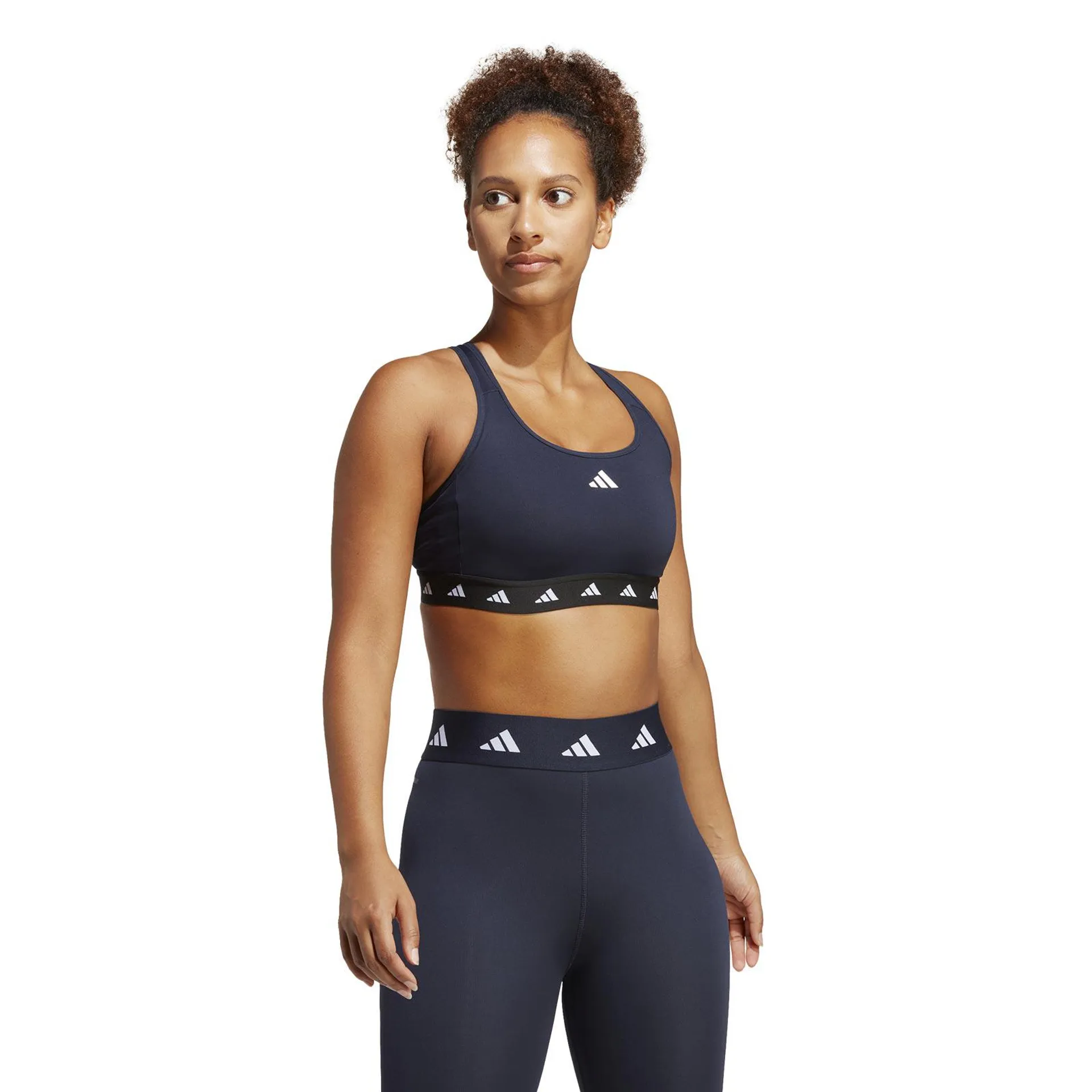 adidas Power MS Womens Sports Bra Blue