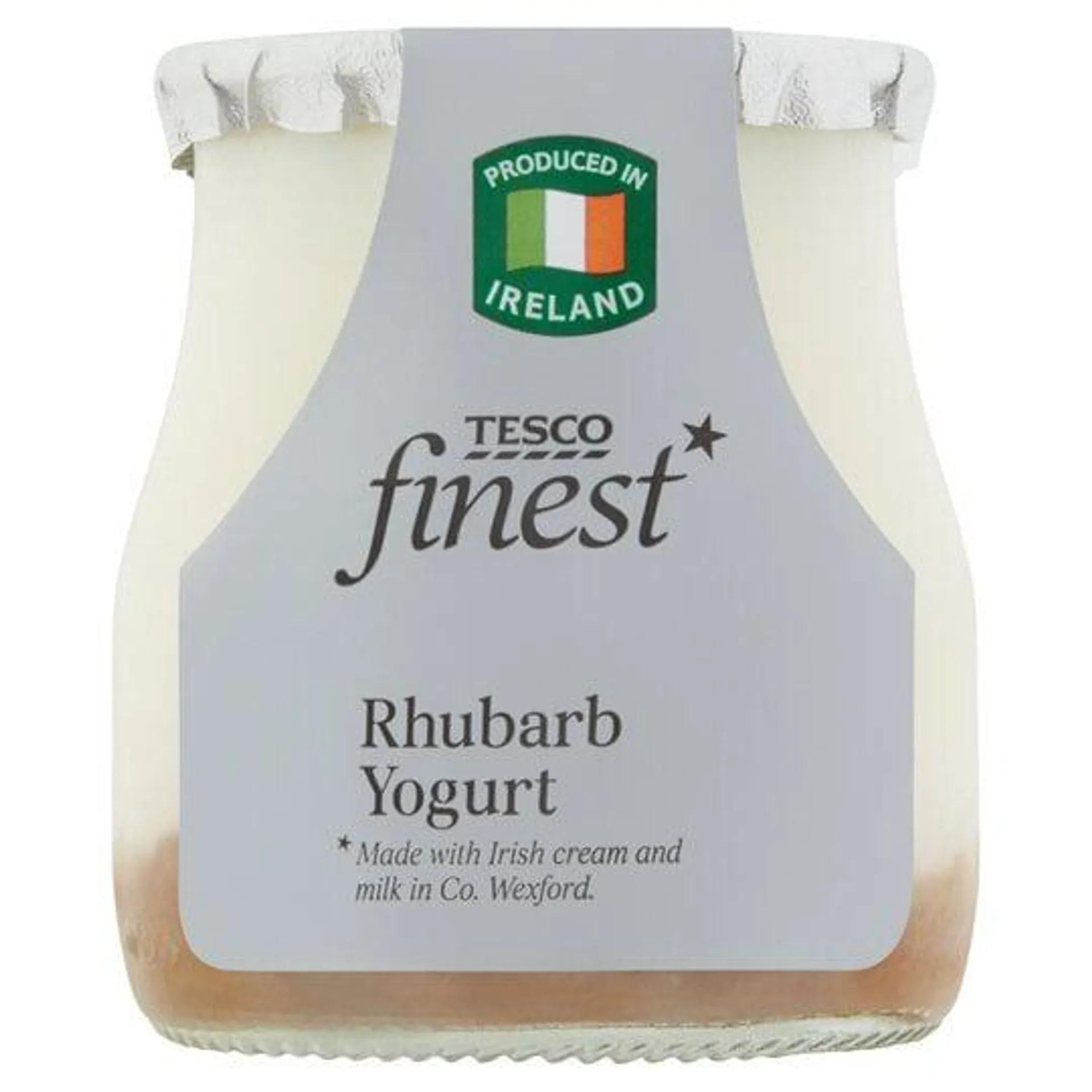 Tesco Finest Rhubarb Yoghurt 150G