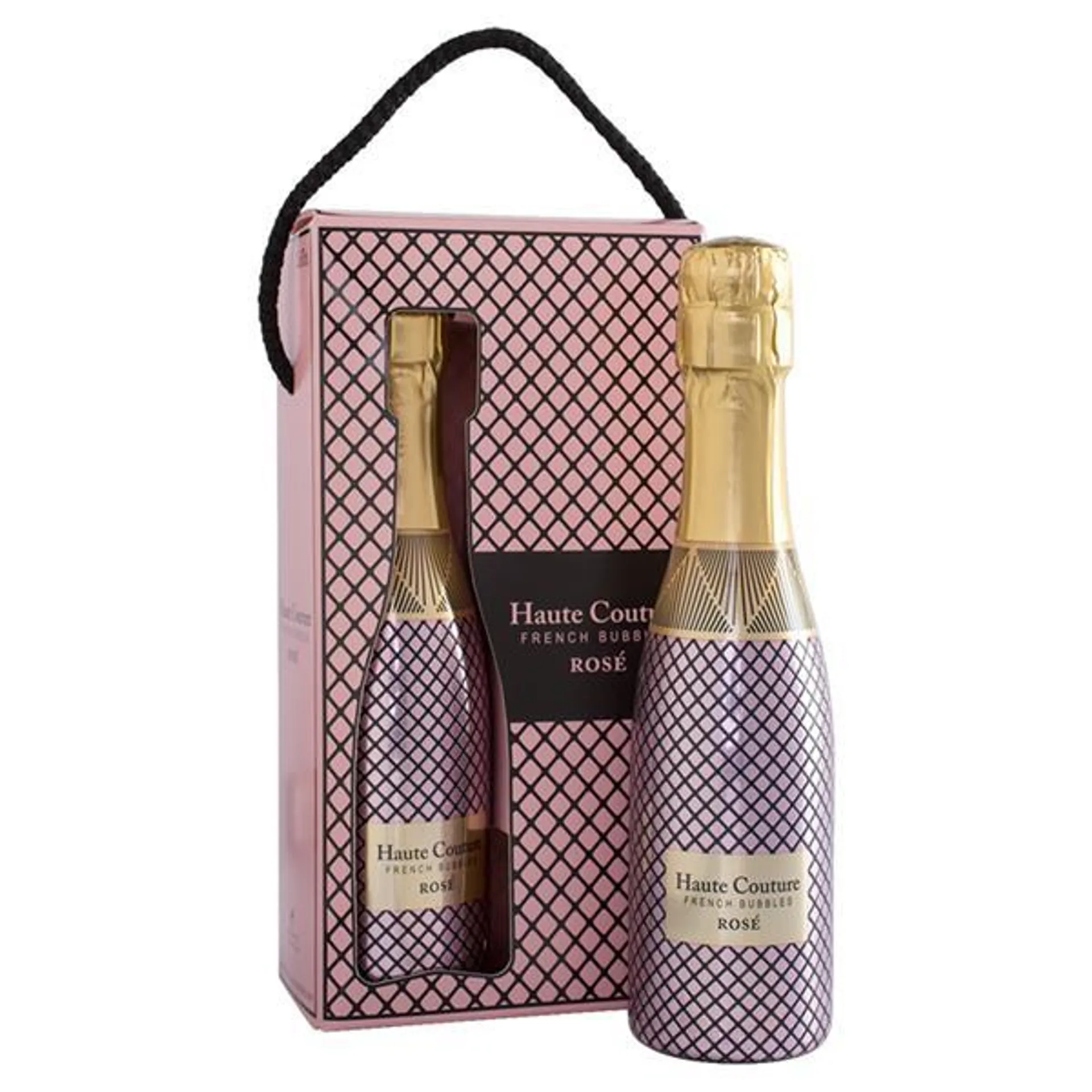 Haute Couture French Bubbles Rosé Brut 2 x 200ml Gift Set